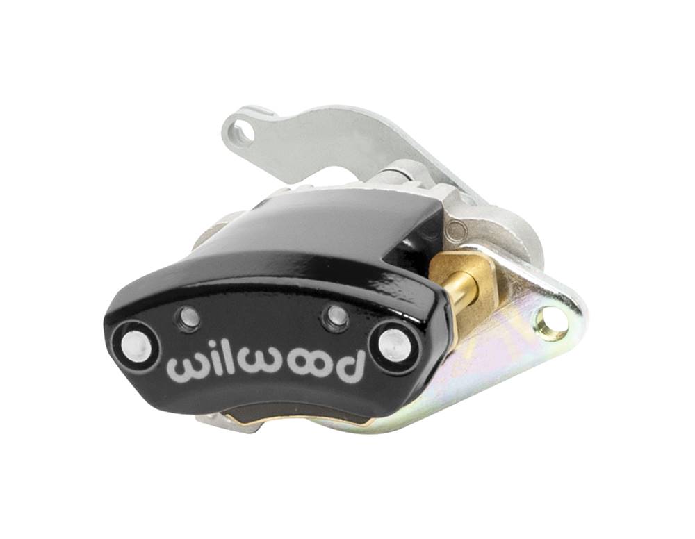 Wilwood 120-15485-BK Wilwood Caliper - MC4 Mechanical Left Hand - Black 1.19in Piston 1.10in Rotor - Black