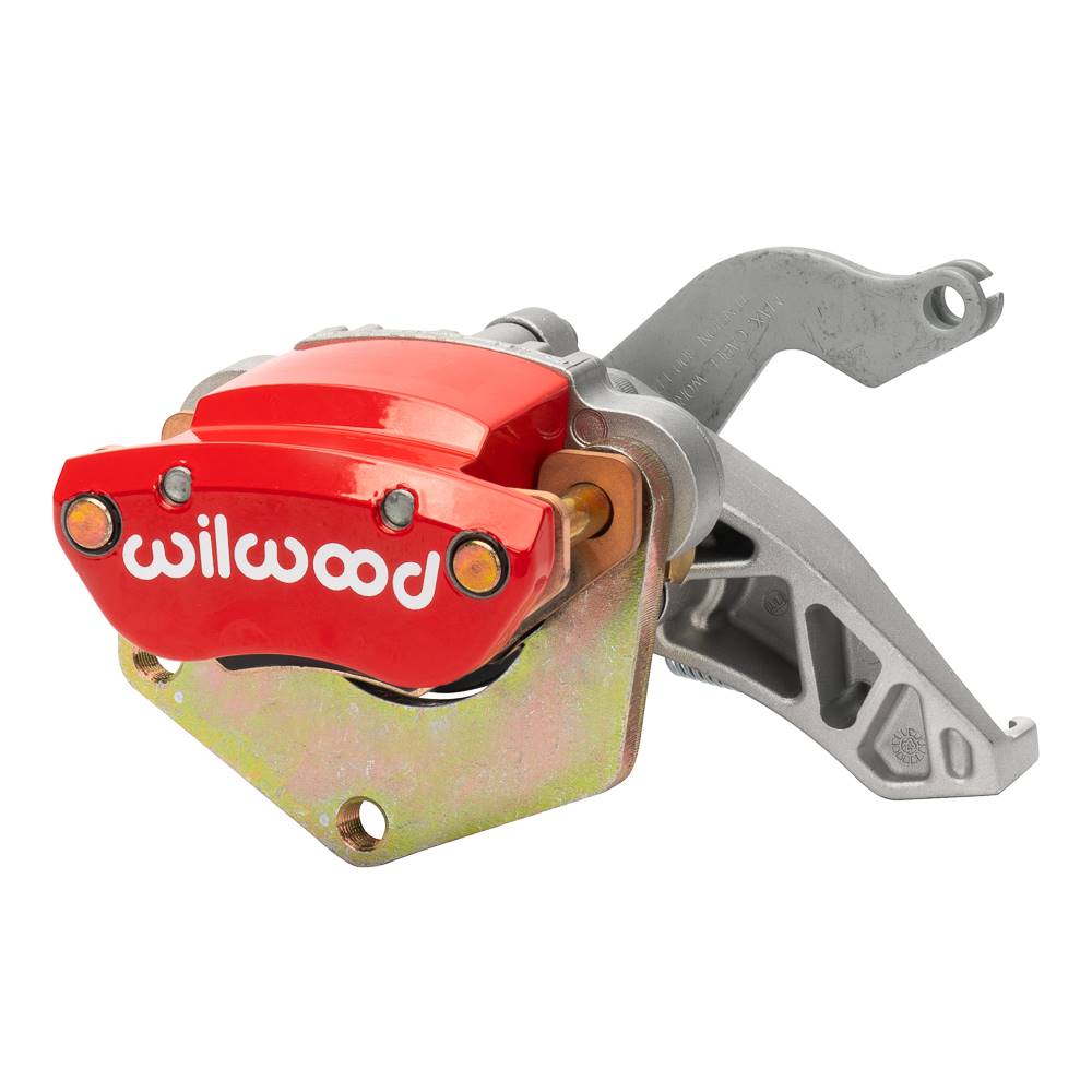 Wilwood 120-17477 Wilwood Caliper-MC4 Mechanical-R/H - Silver w/No Logo 2.00in Piston .81in Disc