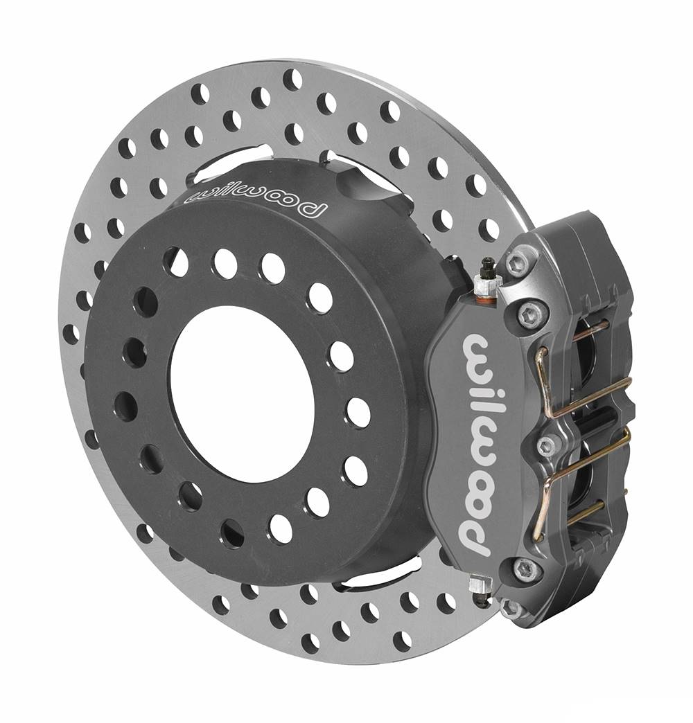 Wilwood 140-14129-D Wilwood Dynapro Lug Mount Rear Dynamic Kit SA Drilled Big Ford New Style 2.50in Offset