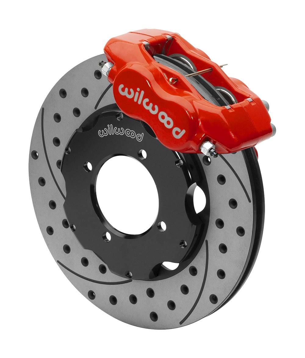 Wilwood 140-15912 Wilwood Dynalite Front Big Brake Kit 11.00in ULHP-30 Vane Plain Face Rotors - Black