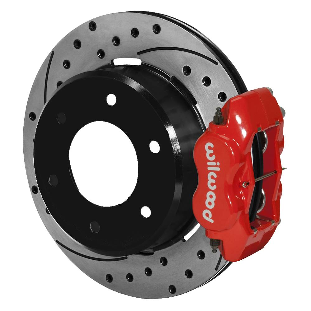 Wilwood 140-16712 Wilwood 63-87 C10/C15 Dynalite FDLI Black Calipers 12.19in x .81in Rotors 6-Lug Rear Disc Brake Kit