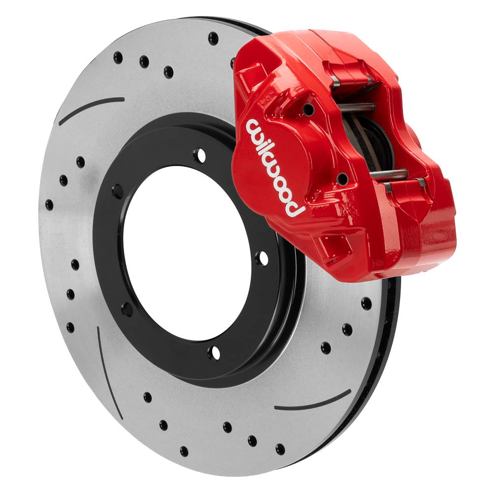 Wilwood 140-17652 Wilwood 69-74 Porsche 911 D31 11.10in. Front Brake Kit w/ Flex Lines - Black