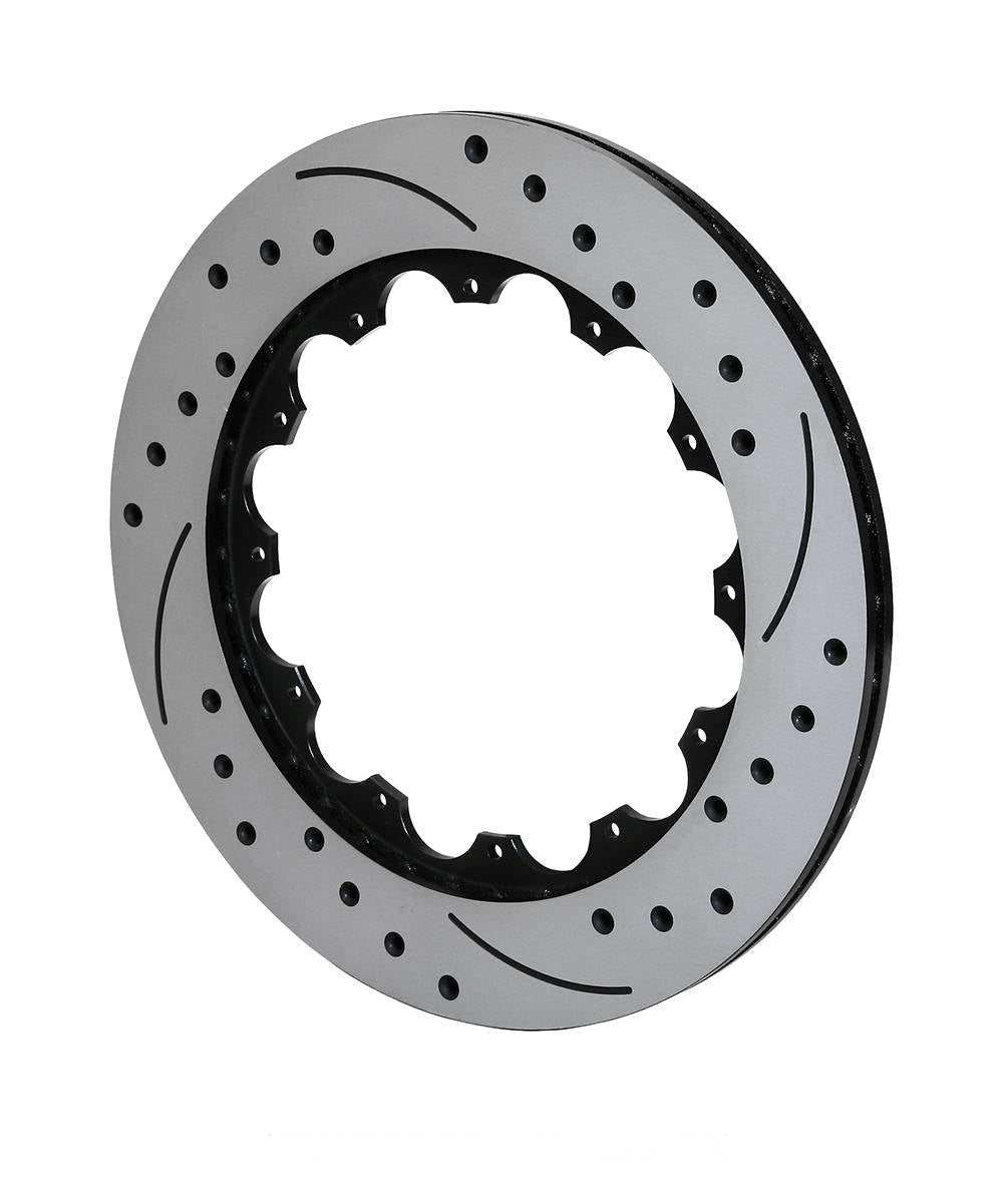 Wilwood 160-12888-BK ROTOR-SRP36 IRON-RH-BLK-DRILL