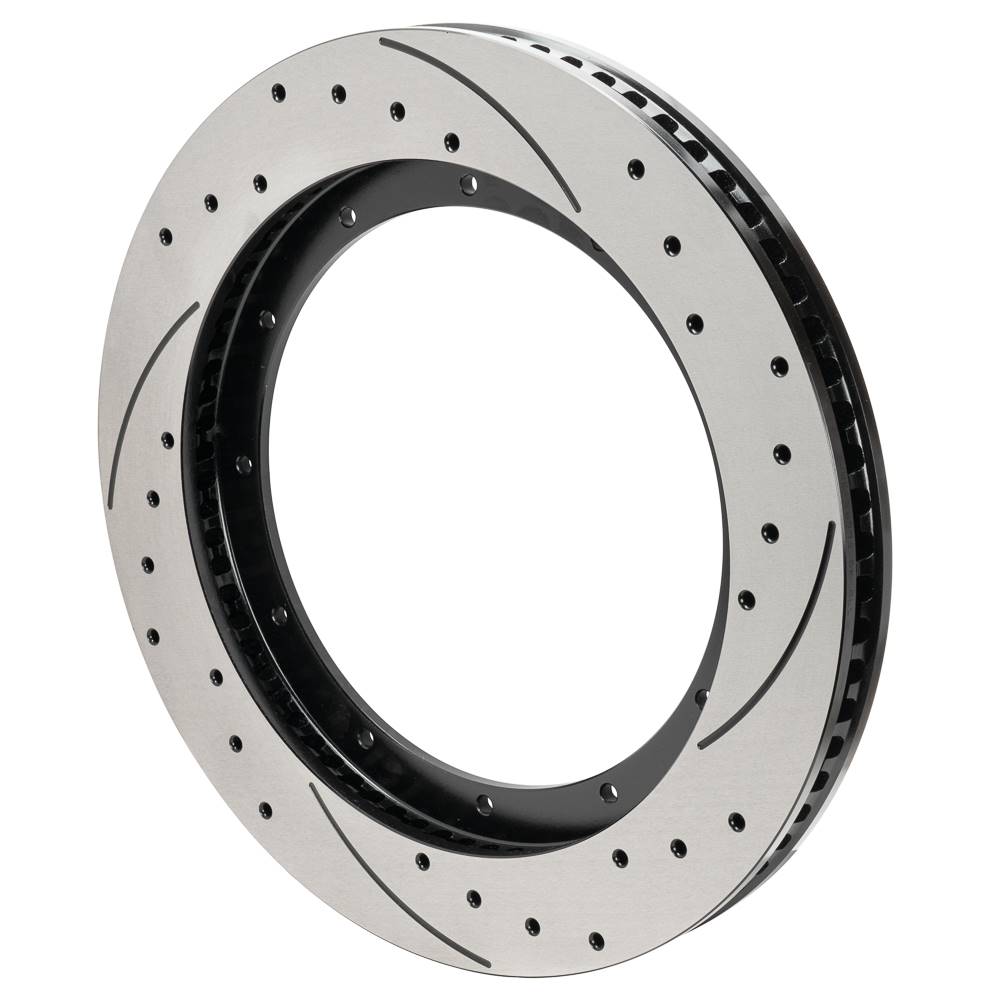 Wilwood 160-16995-BK Wilwood 16x1.38 12x10.75 72 Stagg Vane SRP Drilled Performance Rotor