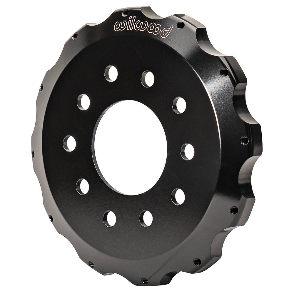 Wilwood 170-16782 Wilwood Big Brake Hats .810in Offset 5 x 4.75 - 12 on 8.75in - Black