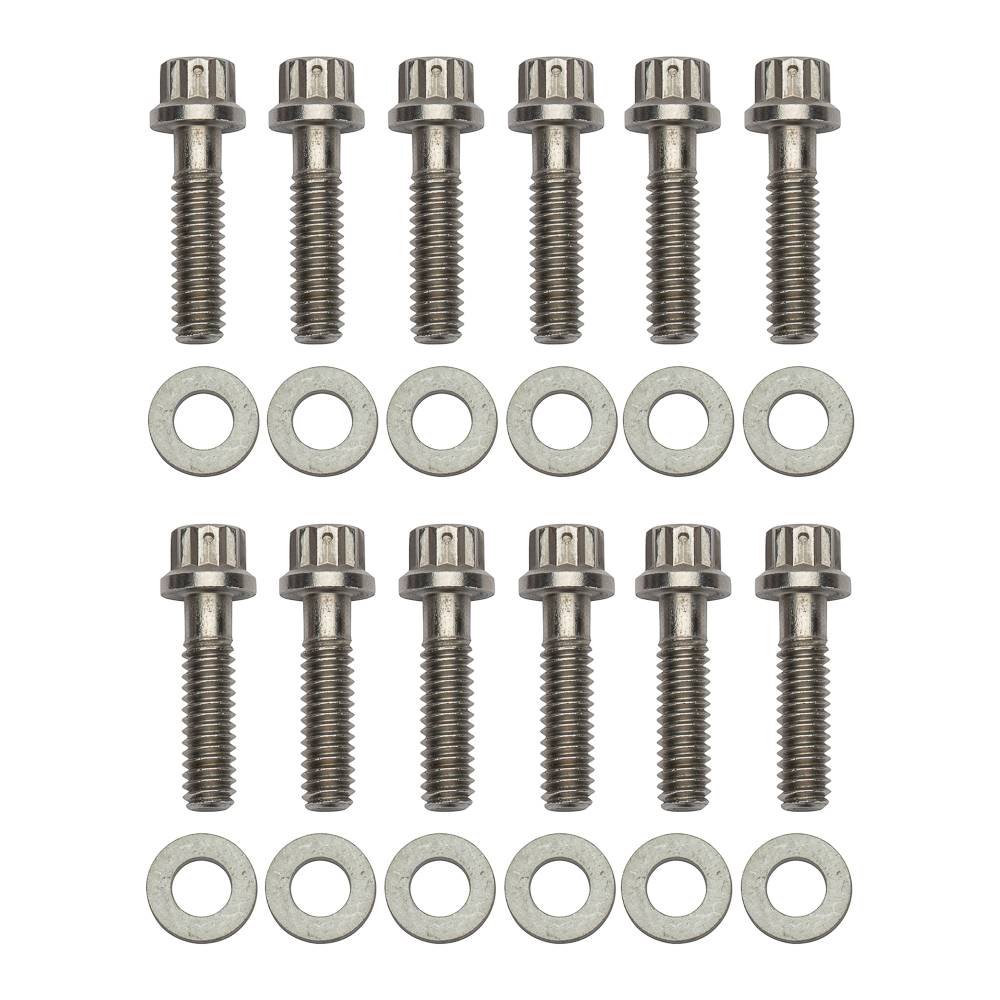 Wilwood 230-4572 Wilwood Bolt Kit - Front Fixed Rotors 12 Pt. Stainless