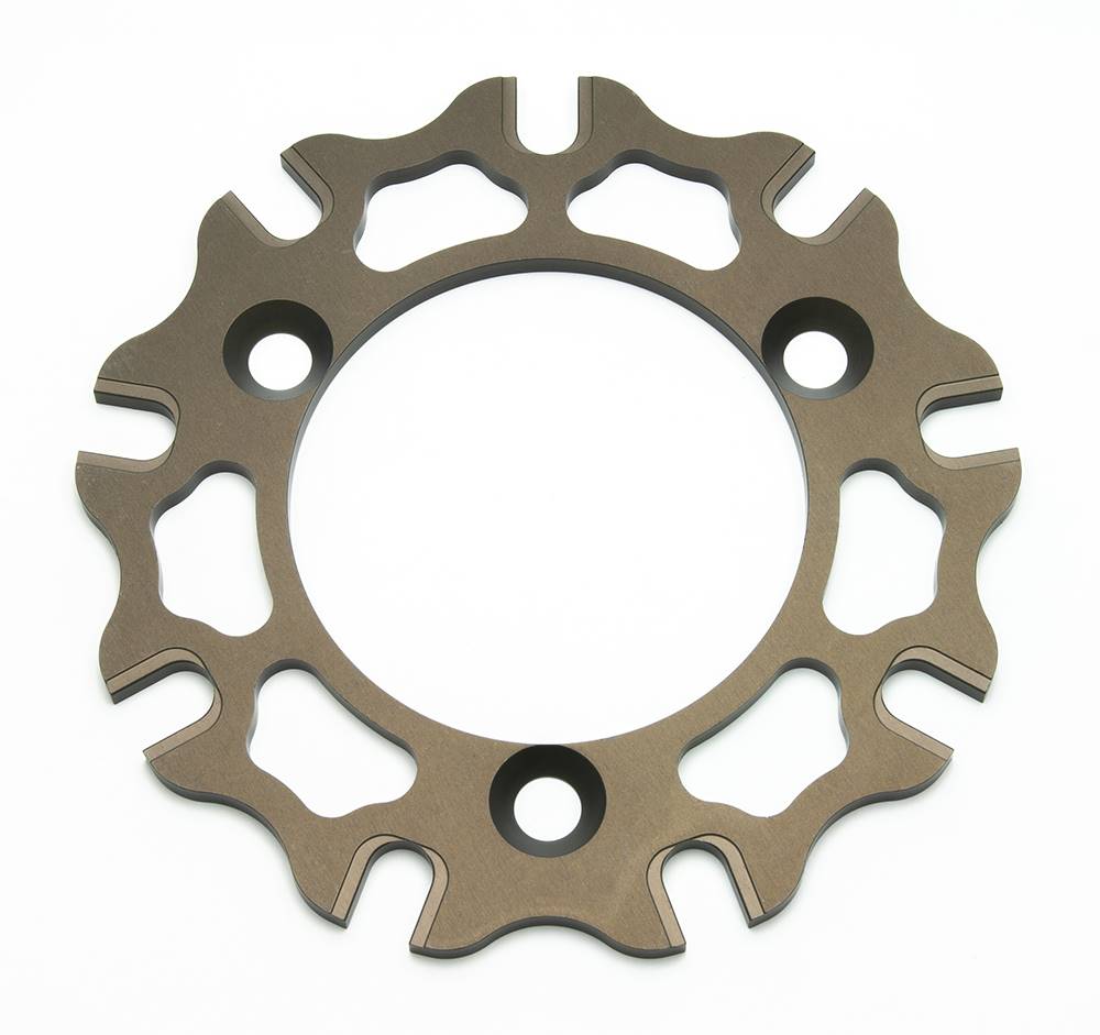 Wilwood 300-10720 Wilwood Rotor Adaptor Floating - Sprint Left Front 9 x 7.00 BC 3 x 5.00 BC
