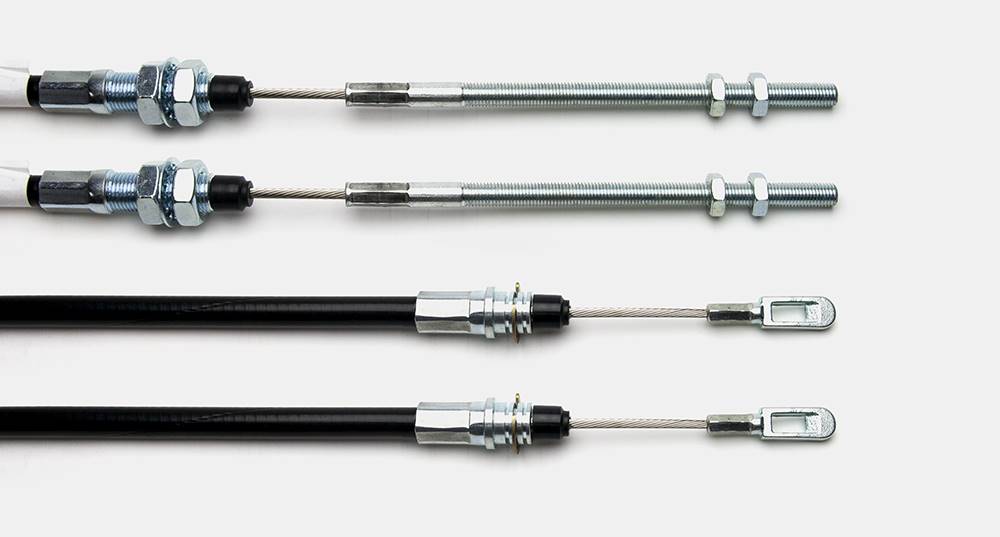 Wilwood 330-11985 Wilwood Parking Brake Cable Kit Internal P-Brake 56-62 Vette