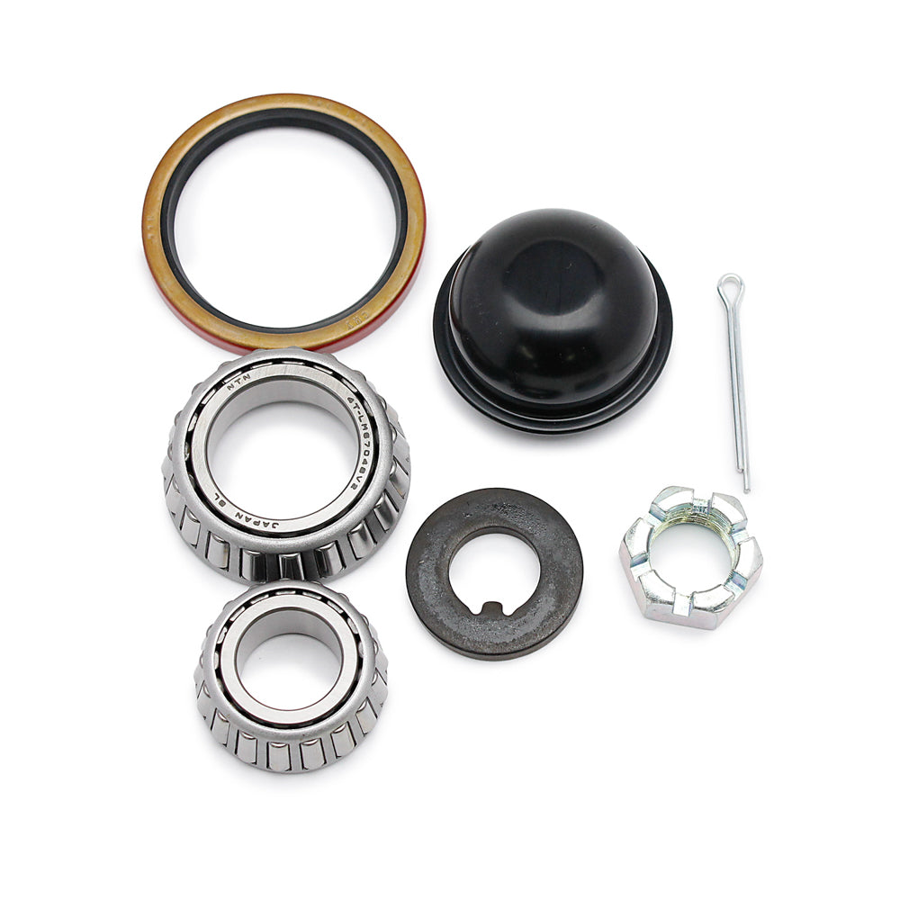 Wilwood 370-15322 Wilwood Seal Bearing Kit LockNut/Cap 55-57 Chevy