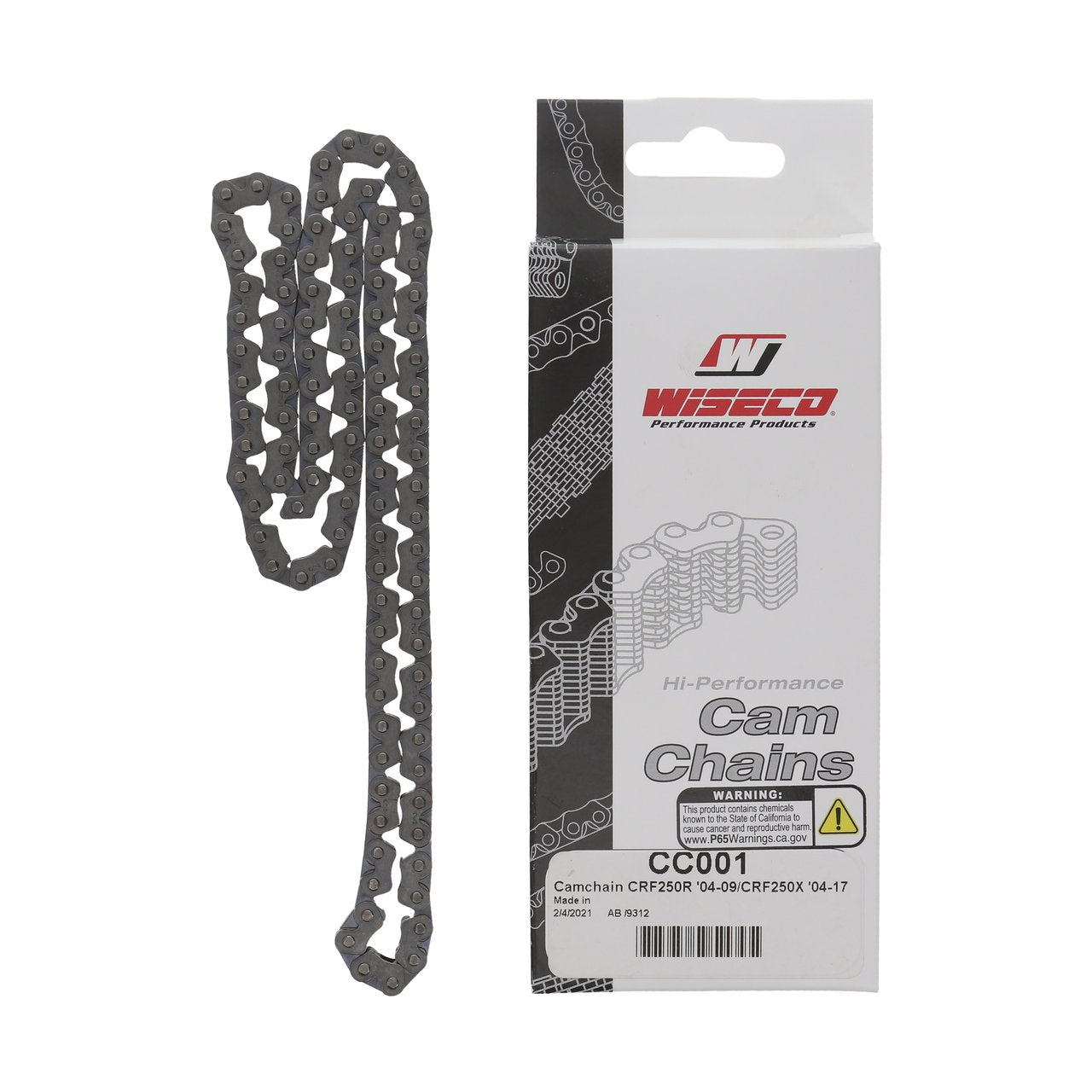 Wiseco CC001 04-09 CRF250R/04-17 CRF250X Cam Chain