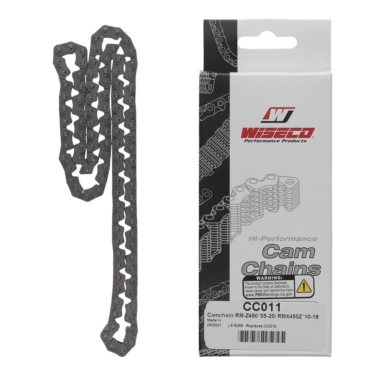 Wiseco CC011 05-20 Cam Chain RM-Z450/10-19 RMX450Z Cam Chain