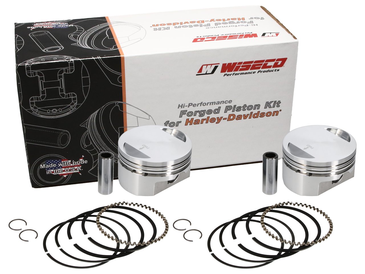 Wiseco K1663 2003 HD 1200 (3527X-4720P3) Piston Kit
