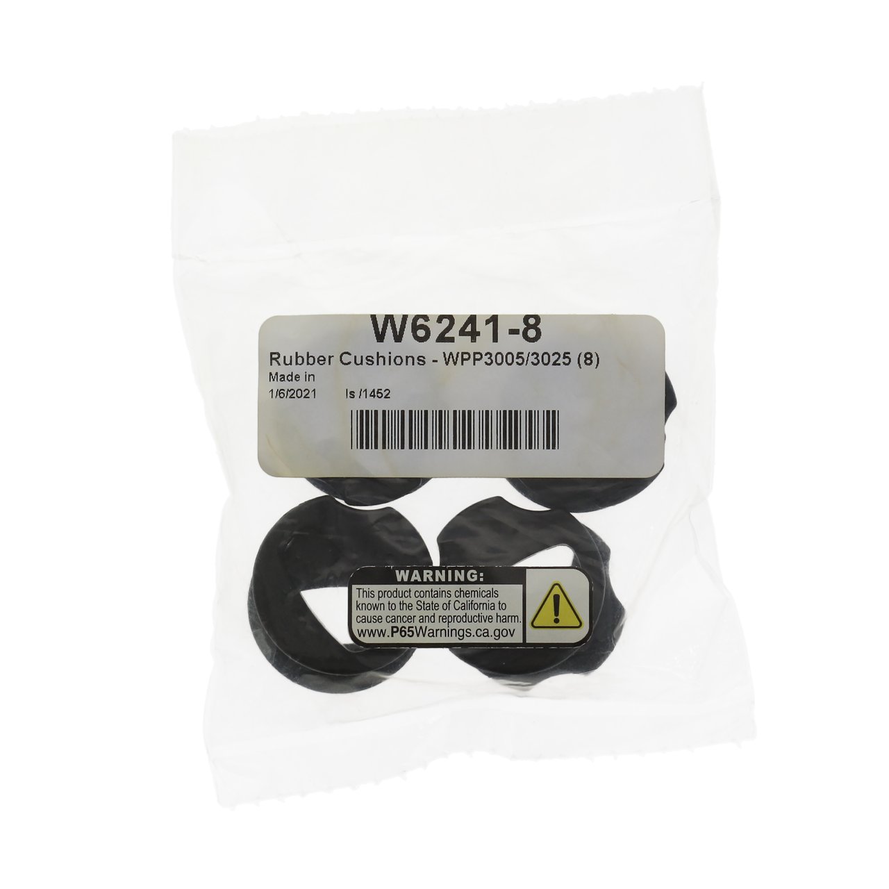 Wiseco W6241-8 Rubber Cushions - WPP3005/3025 (8) Clutch Basket