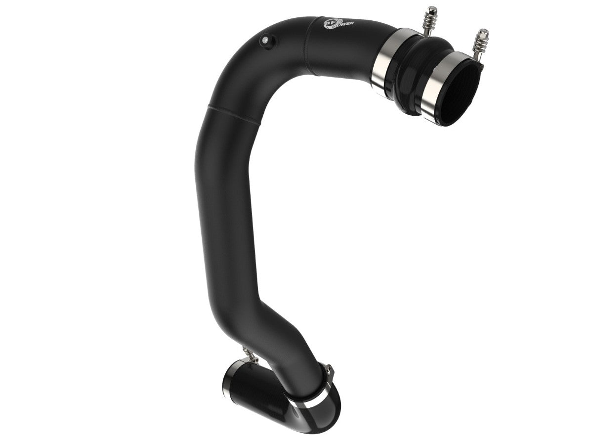 aFe 46-20079-B BladeRunner 3 IN Aluminum Hot Charge Pipe Black
