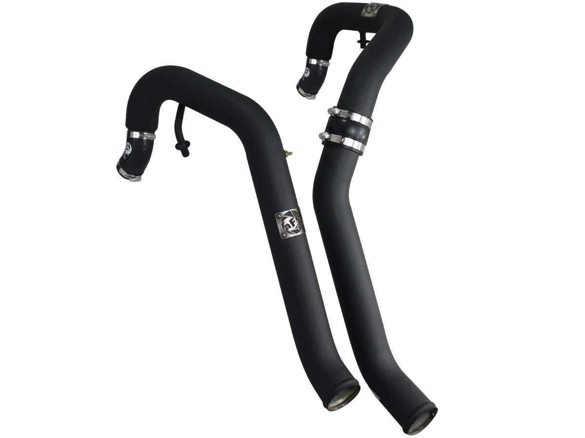 aFe 46-20128 BladeRunner 2-1/2 IN Aluminum Hot Charge Pipe Black