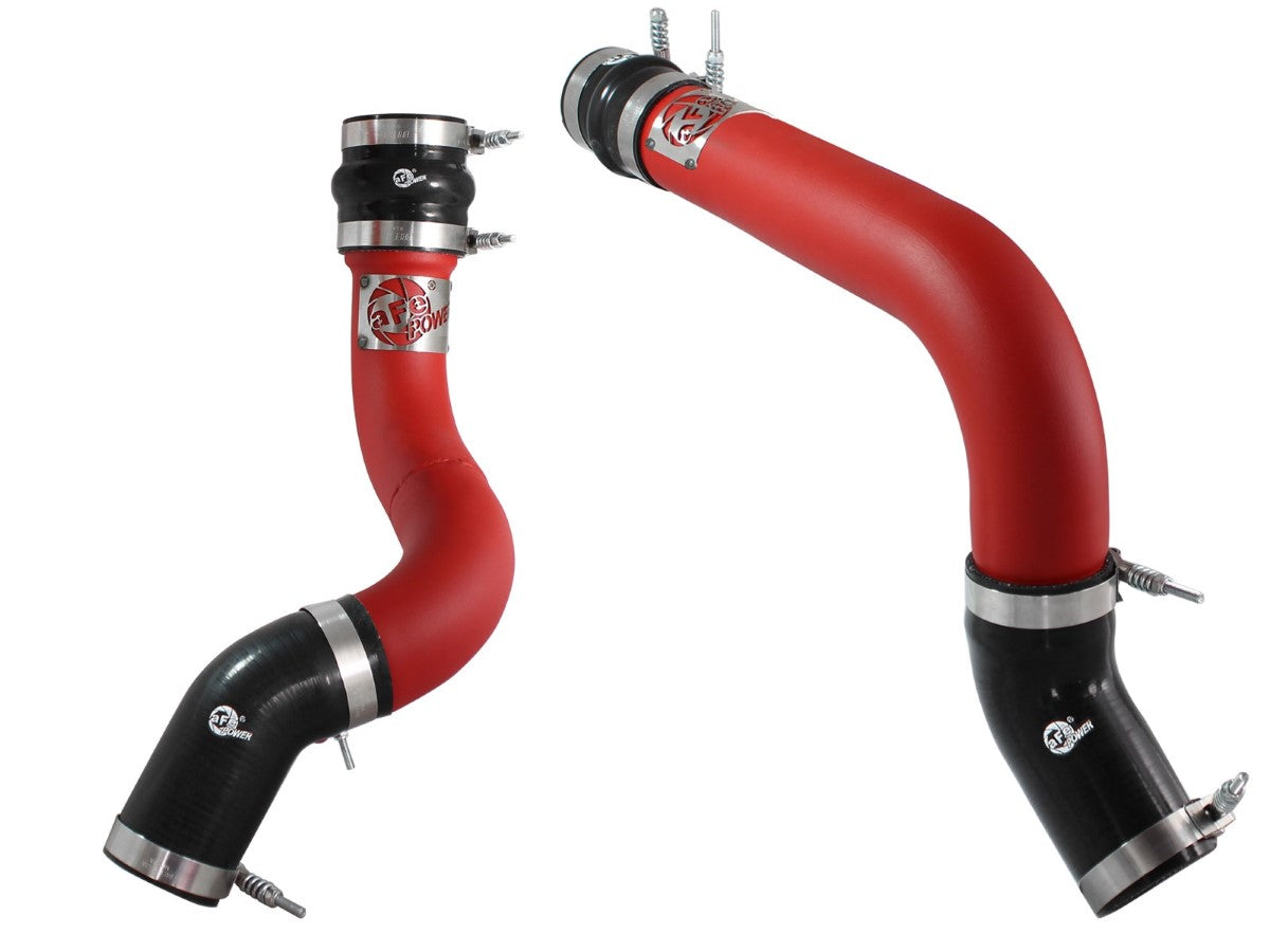 aFe 46-20134-R BladeRunner 3 IN Aluminum Hot and Cold Charge Pipe Kit Red