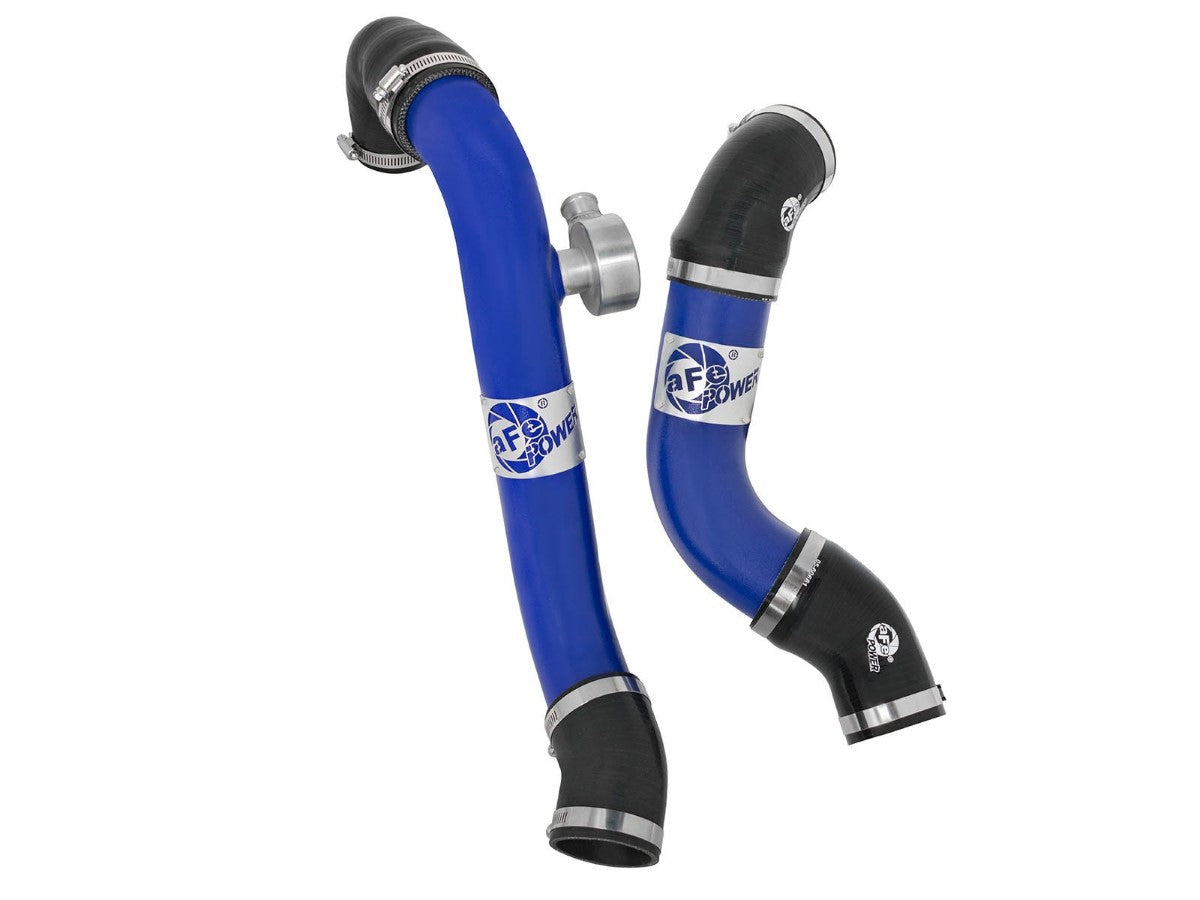 aFe 46-20254-L BladeRunner Aluminum Hot and Cold Charge Pipe Kit Blue