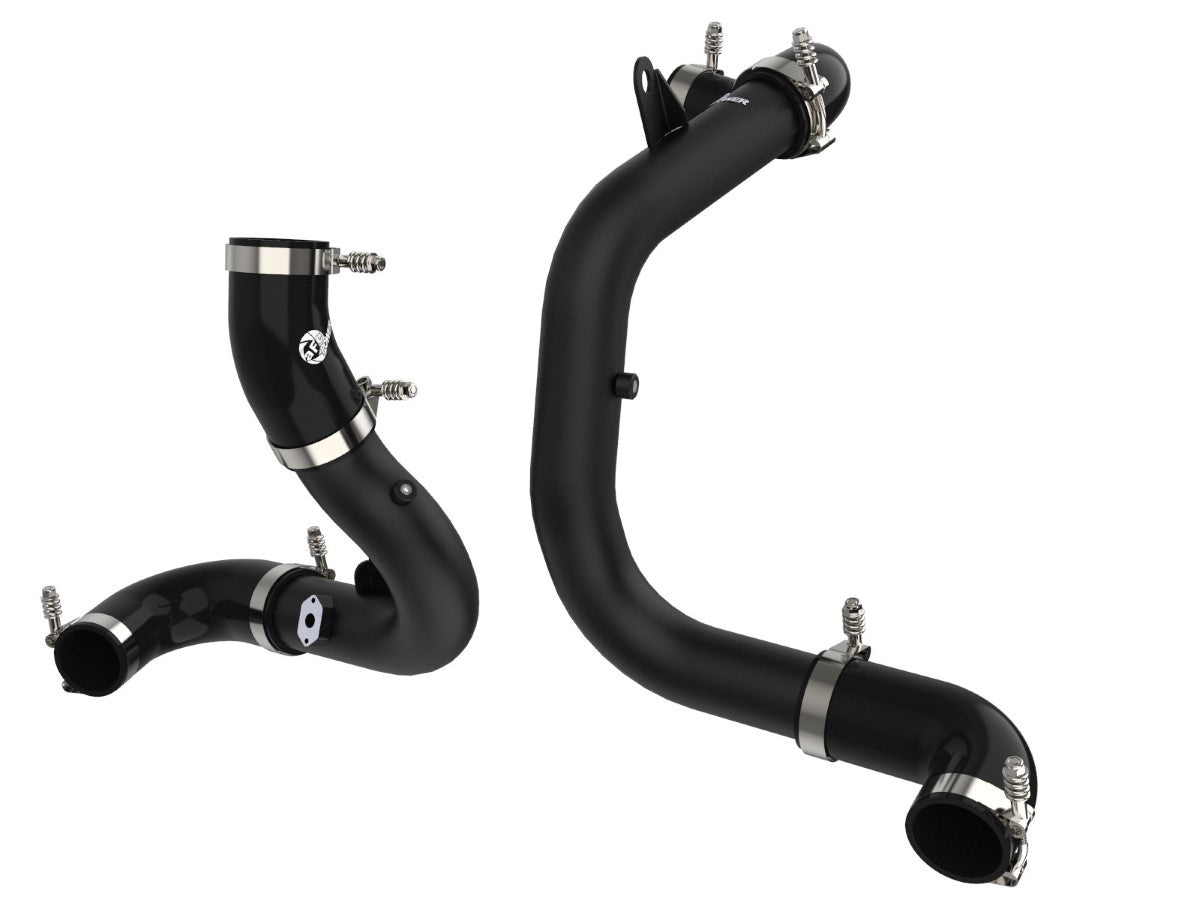 aFe 46-20414-B BladeRunner Aluminum Hot and Cold Charge Pipe Kit Black