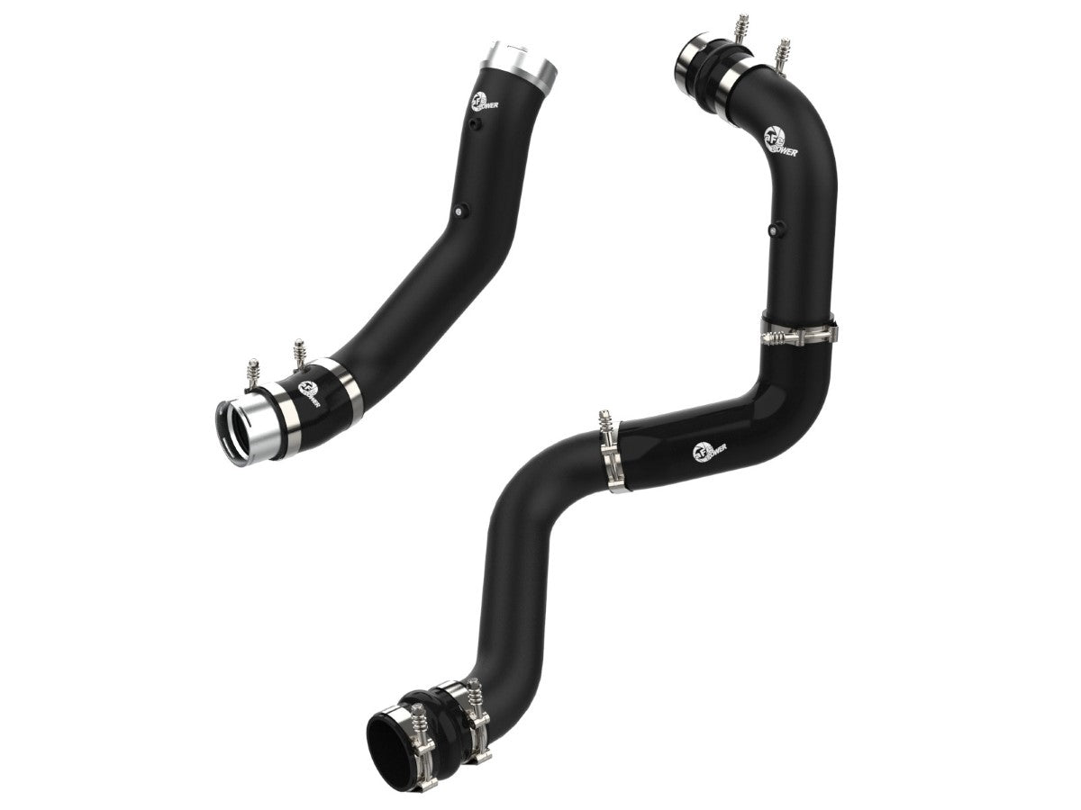 aFe 46-20444-B BladeRunner Aluminum Hot and Cold Charge Pipe Kit Black