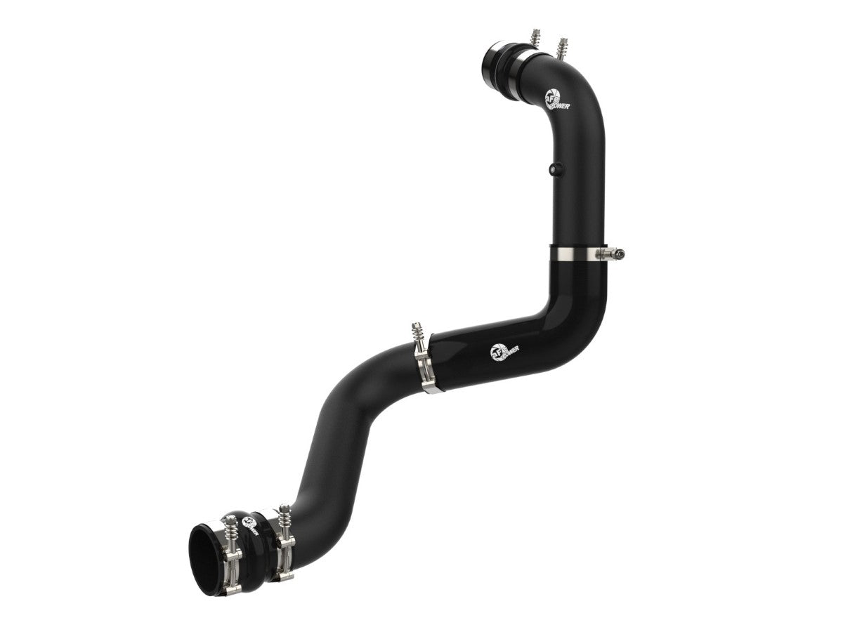 aFe 46-20448-B BladeRunner 3 IN Aluminum Hot Charge Pipe Black