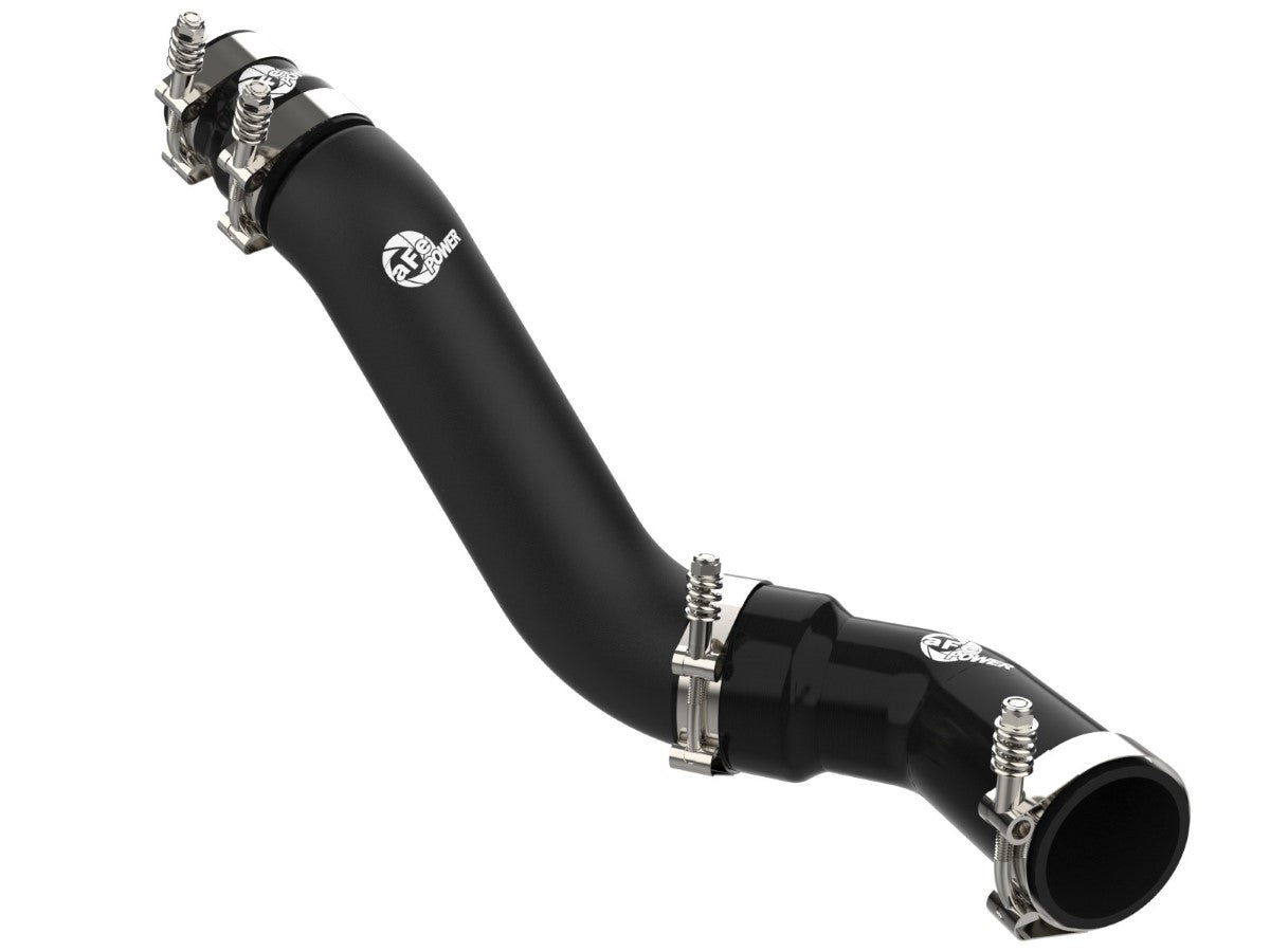 aFe 46-20498-B BladeRunner 3 IN Aluminum Hot Charge Pipe Black