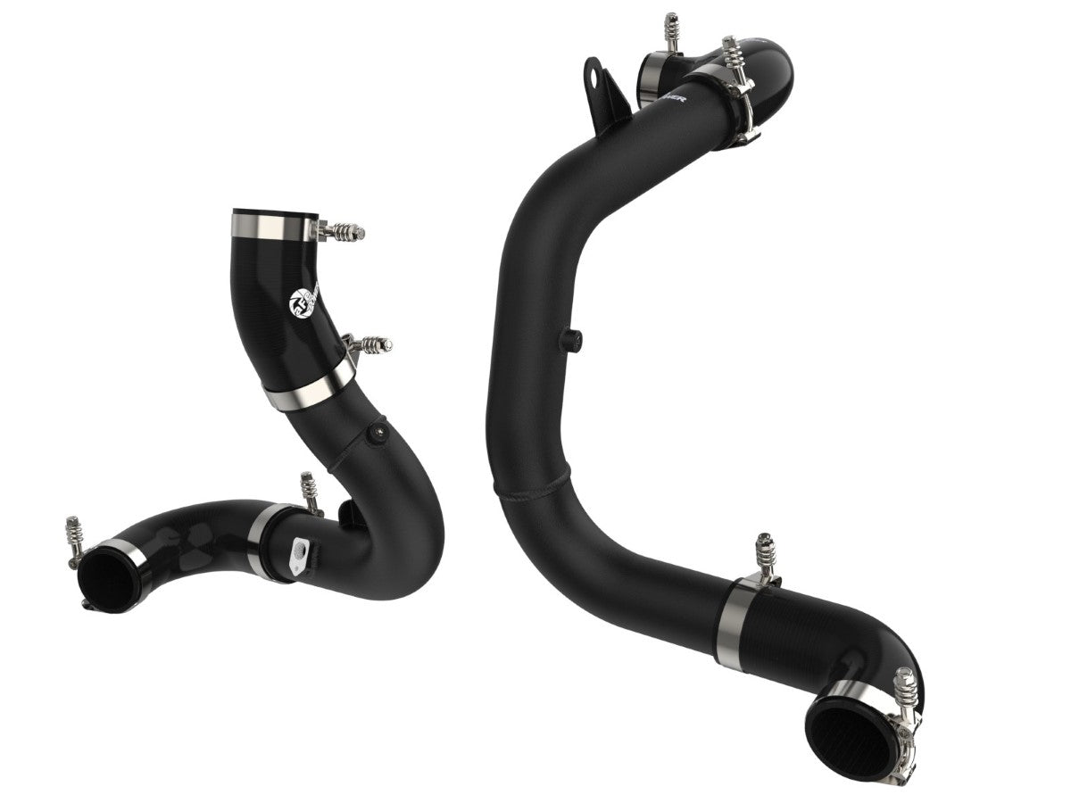 aFe 46-20604-B BladeRunner Aluminum Hot and Cold Charge Pipe Kit Black