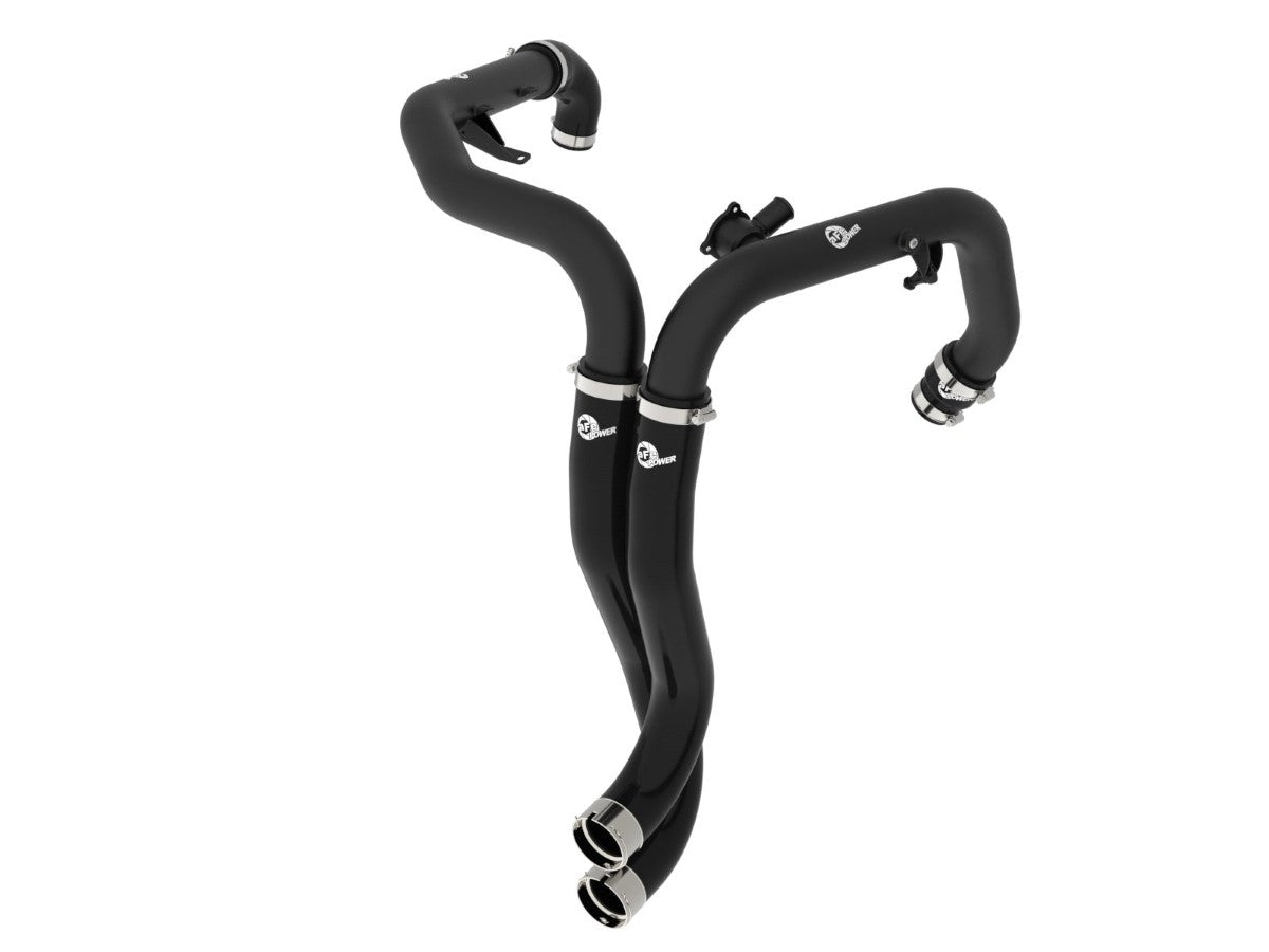 aFe 46-20758-B BladeRunner 2-1/4 IN Aluminum Hot Charge Pipe Black