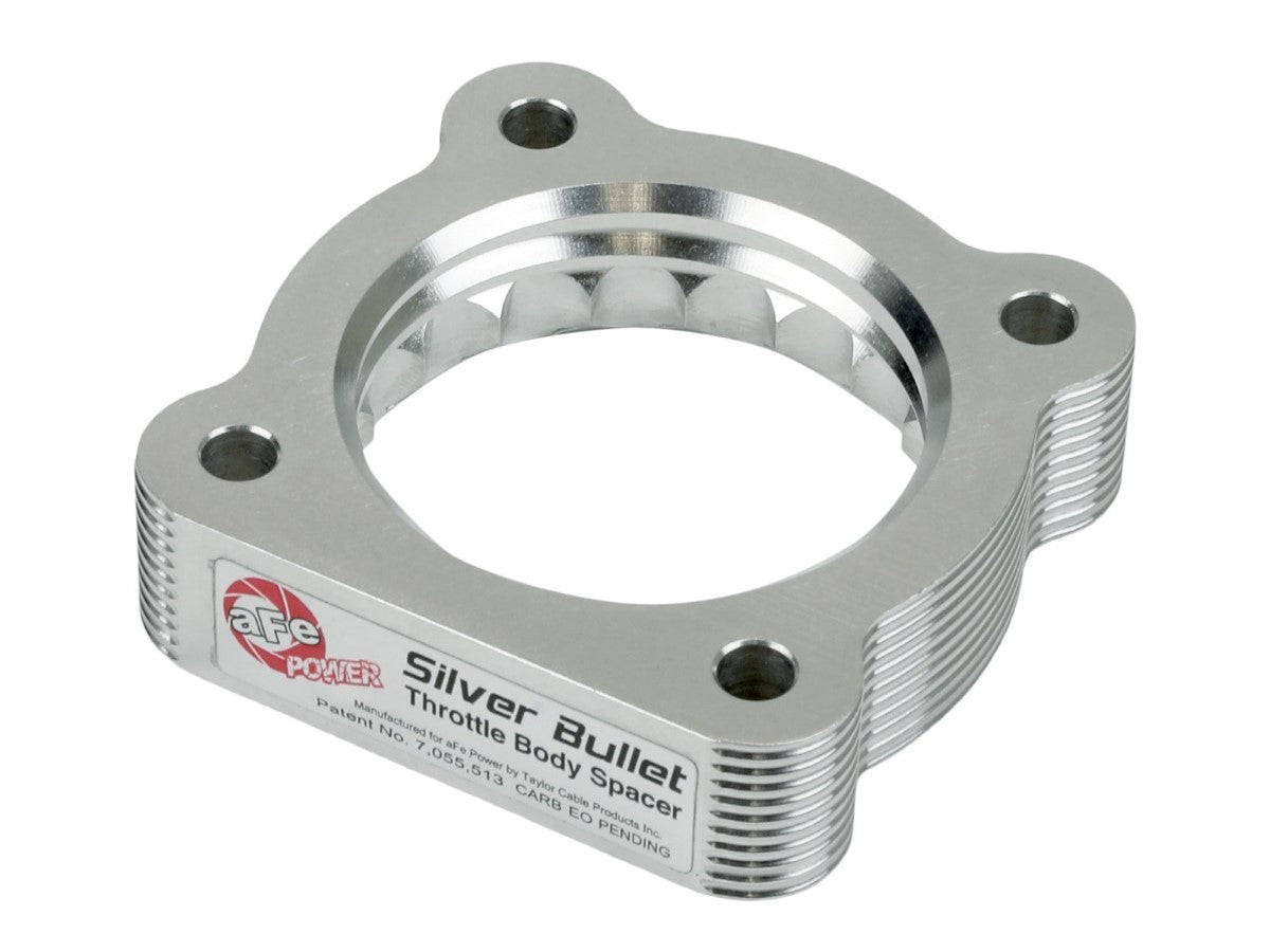 aFe 46-32009 Silver Bullet Throttle Body Spacer - Silver