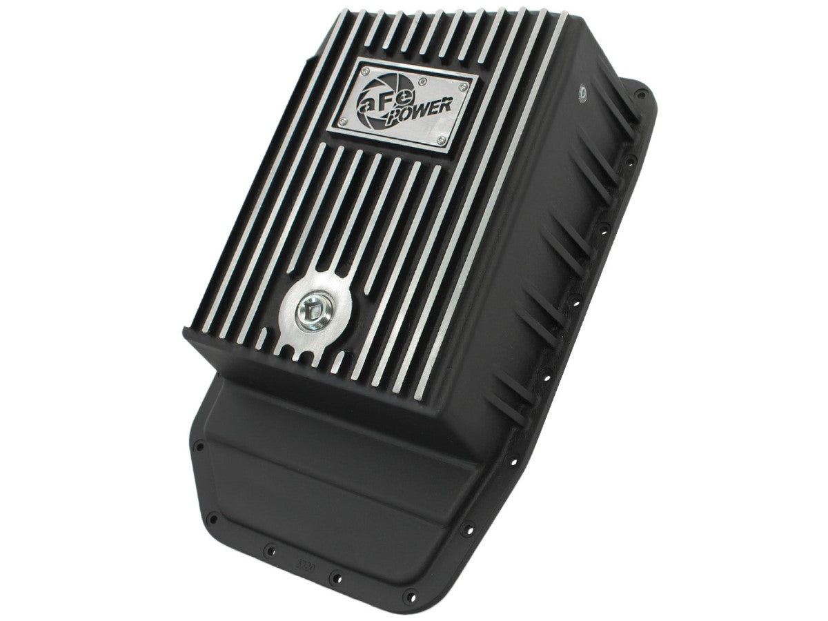 aFe 46-70172 aFe POWER Pro Series Transmission Pan Black w/ Machined Fins