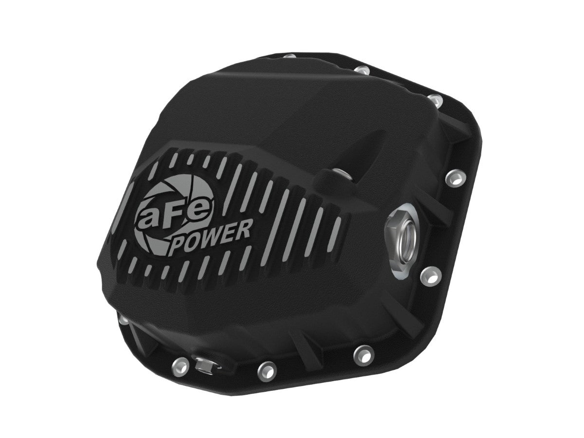 aFe 46-71320B aFe POWER Pro Series Rear Differential Cover Black w/ Machined Fins