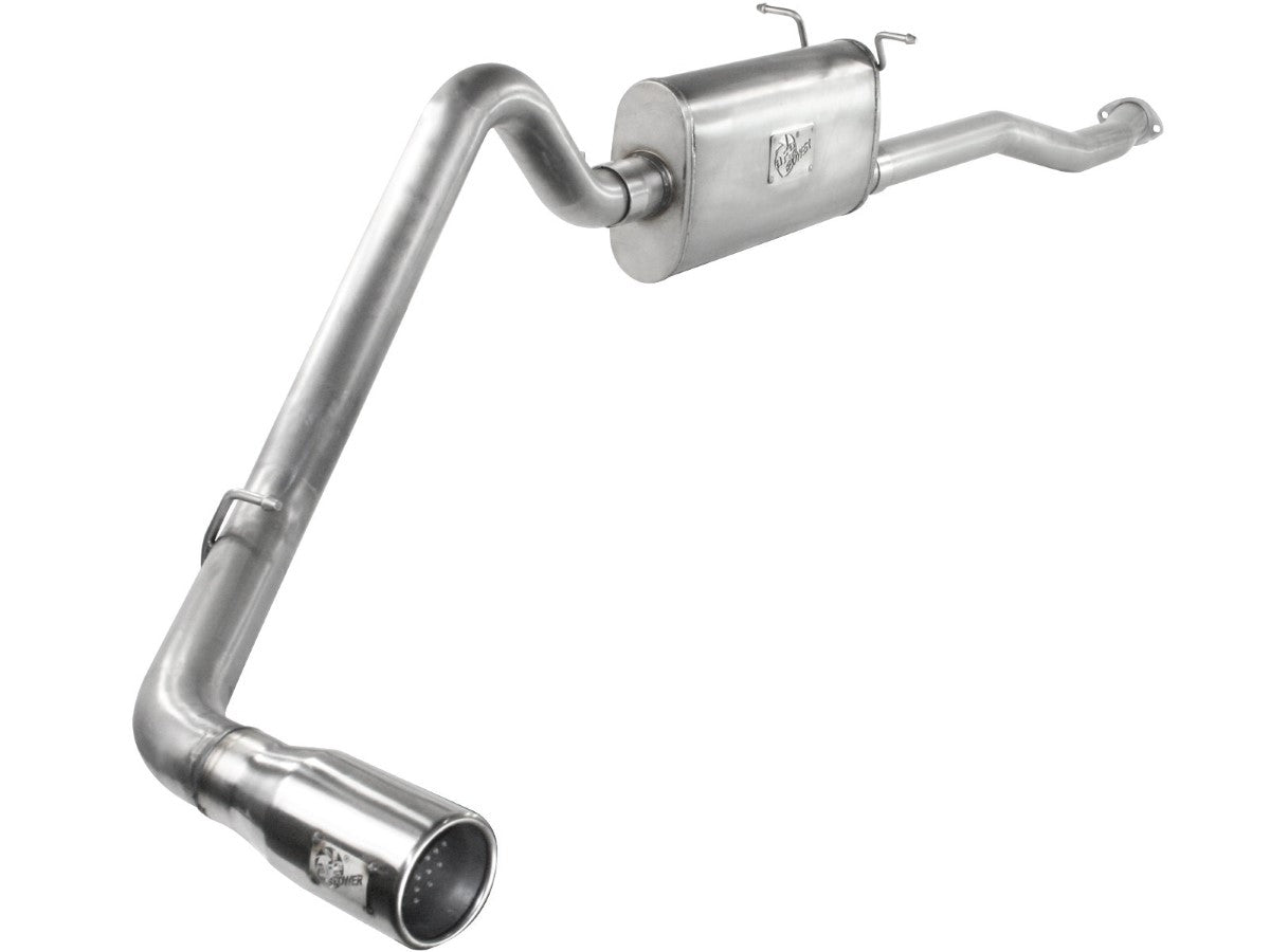 aFe 49-03042-1 ATLAS 2-1/2 IN Aluminized Steel Cat-Back Exhaust System