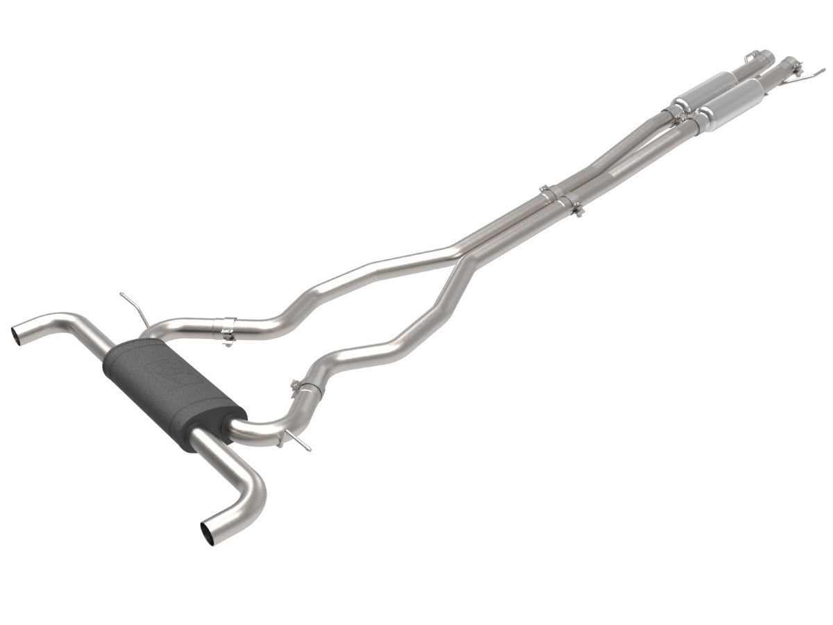 aFe 49-33133 Vulcan Series 2-1/2 IN 304 Stainless Steel Cat-Back Exhaust System
