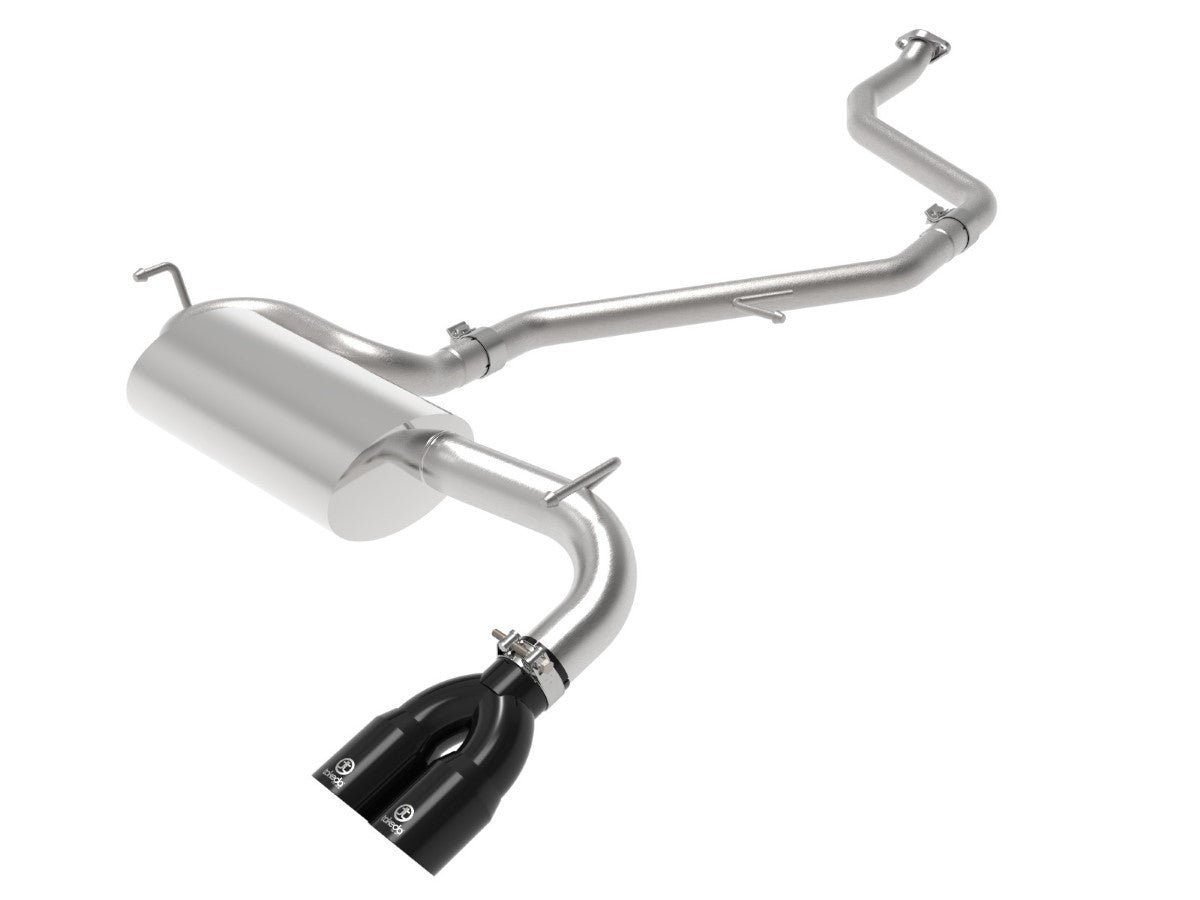 aFe 49-36047-B Takeda 2 IN to 2-1/2 IN 304 Stainless Steel Cat-Back Exhaust System