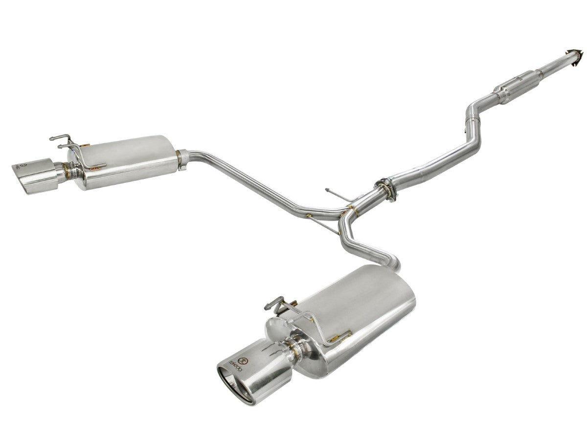 aFe 49-36609 Takeda 2-1/2 IN to 1-3/4 IN 304 Stainless Steel Cat-Back Exhaust System