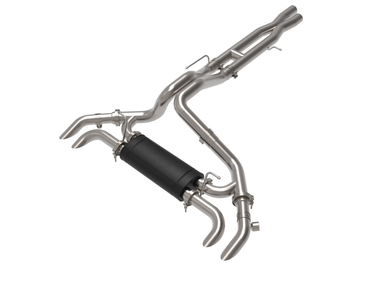 aFe 49-38101 Vulcan Series 3 IN to 2-1/2 IN 304 Stainless Steel Cat-Back Exhaust System