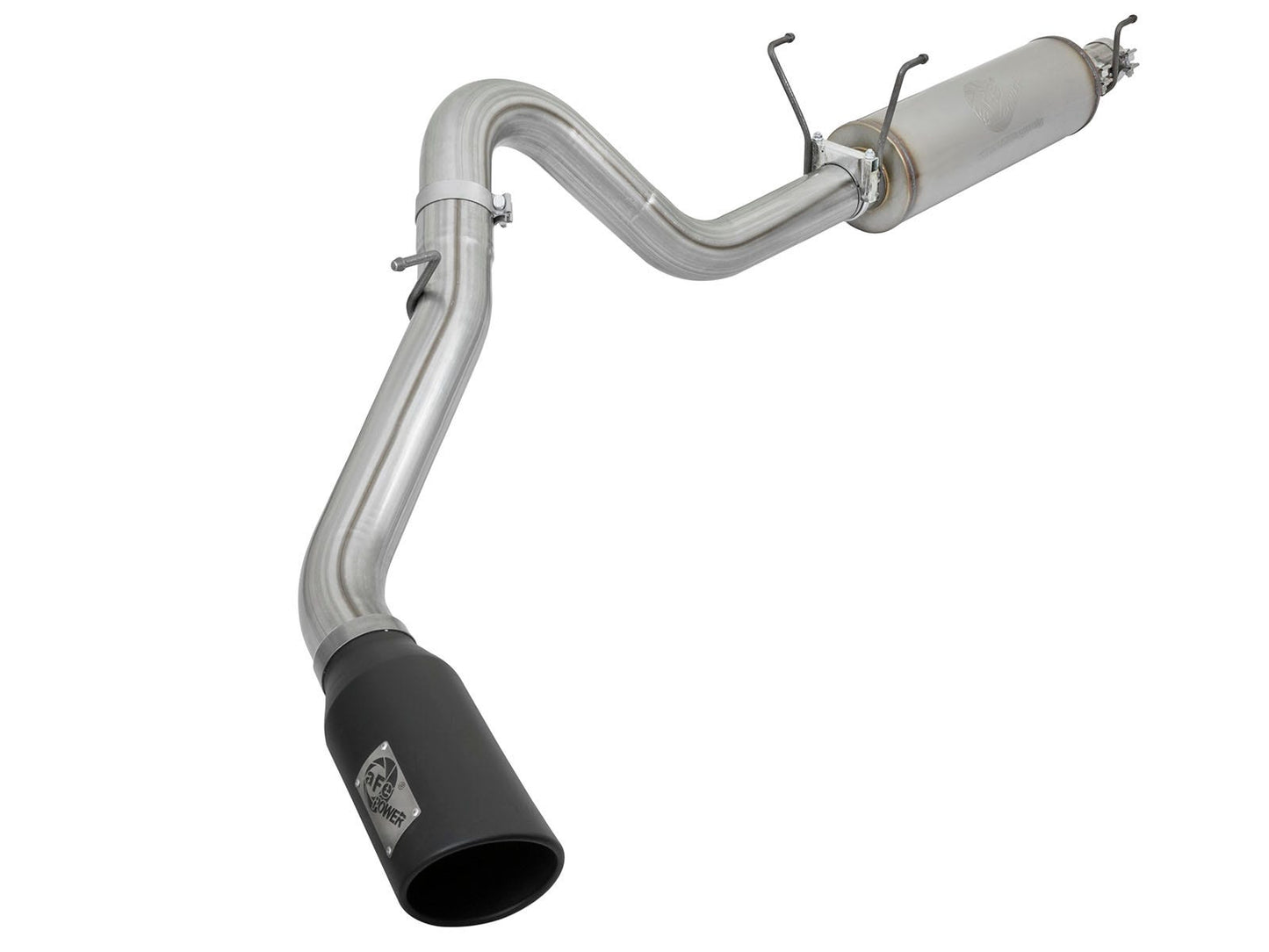 aFe 49-42056-P aFe MACHForce XP 4in Exhausts Cat-Back SS w/ Polished Tips 14-17 Dodge Ram 2500 V8-6.4L Hemi