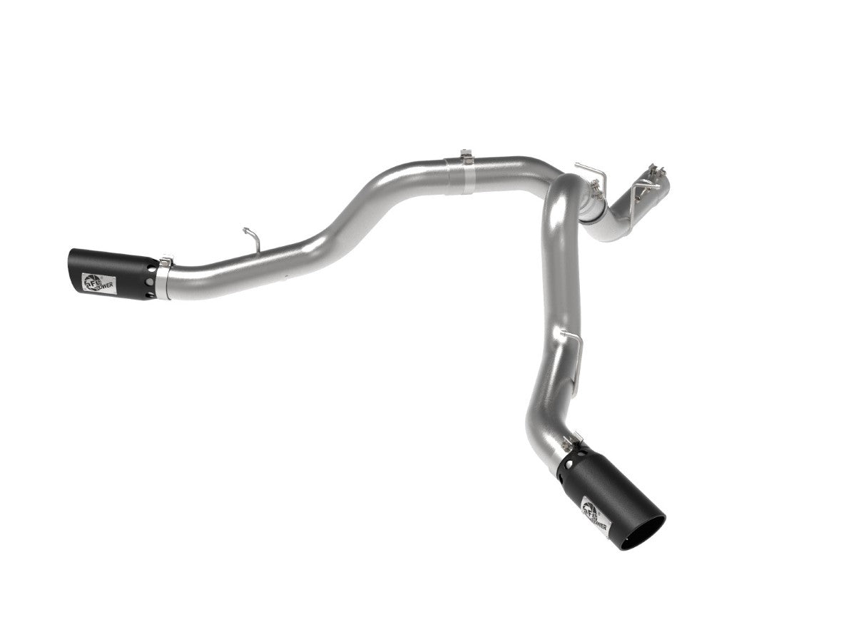 aFe 49-44126-B Large Bore-HD 4 IN 409 Stainless Steel DPF-Back Exhaust System