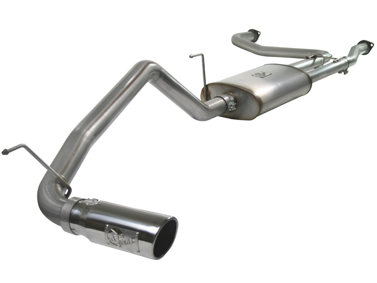 aFe 49-46102-P MACH Force-Xp 2-1/2 IN to 3 IN 409 Stainless Steel Cat-Back Exhaust System