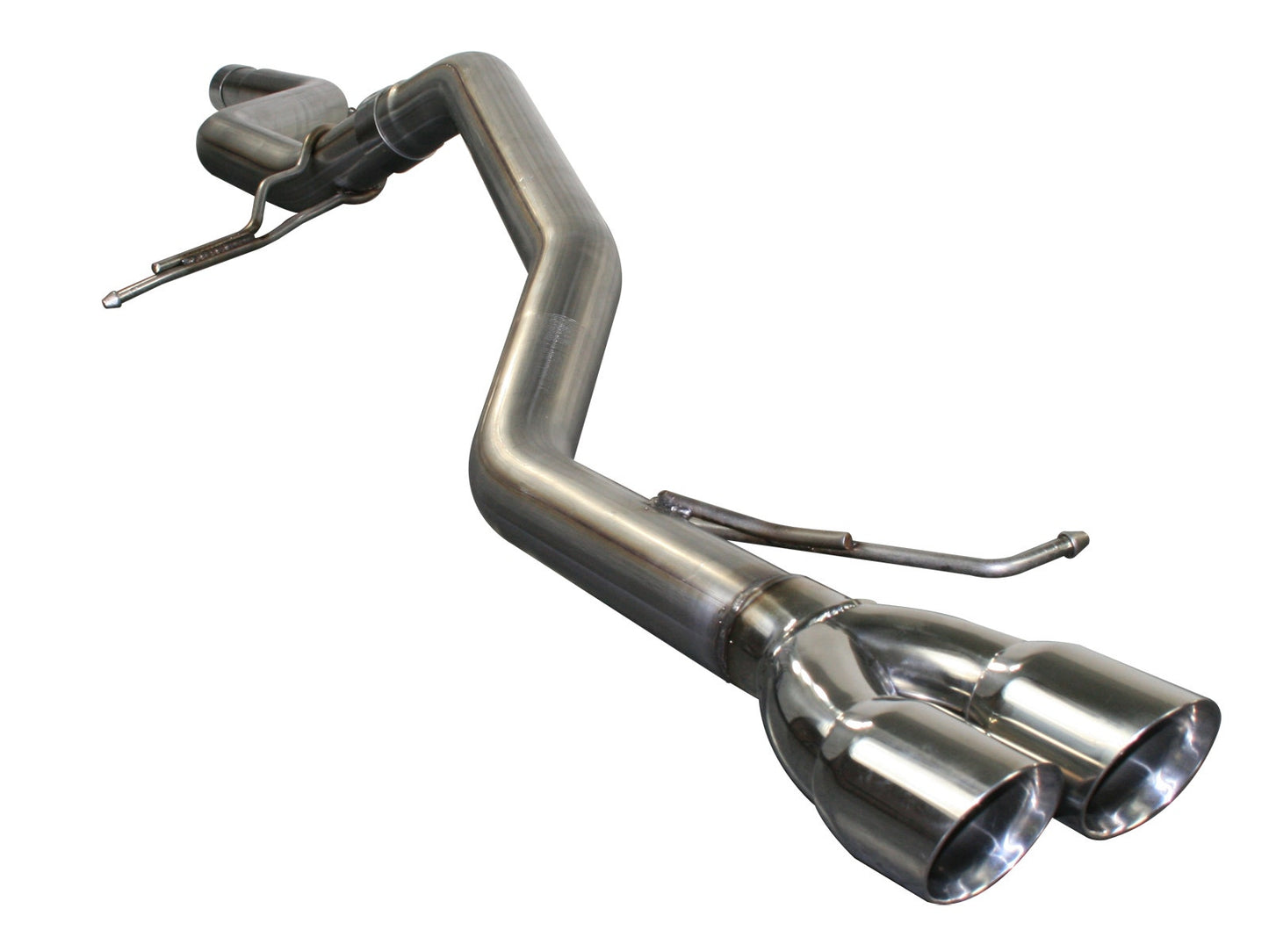 aFe 49-46401 Large Bore-HD 2-1/2 IN 409 Stainless Steel Cat-Back Exhaust System