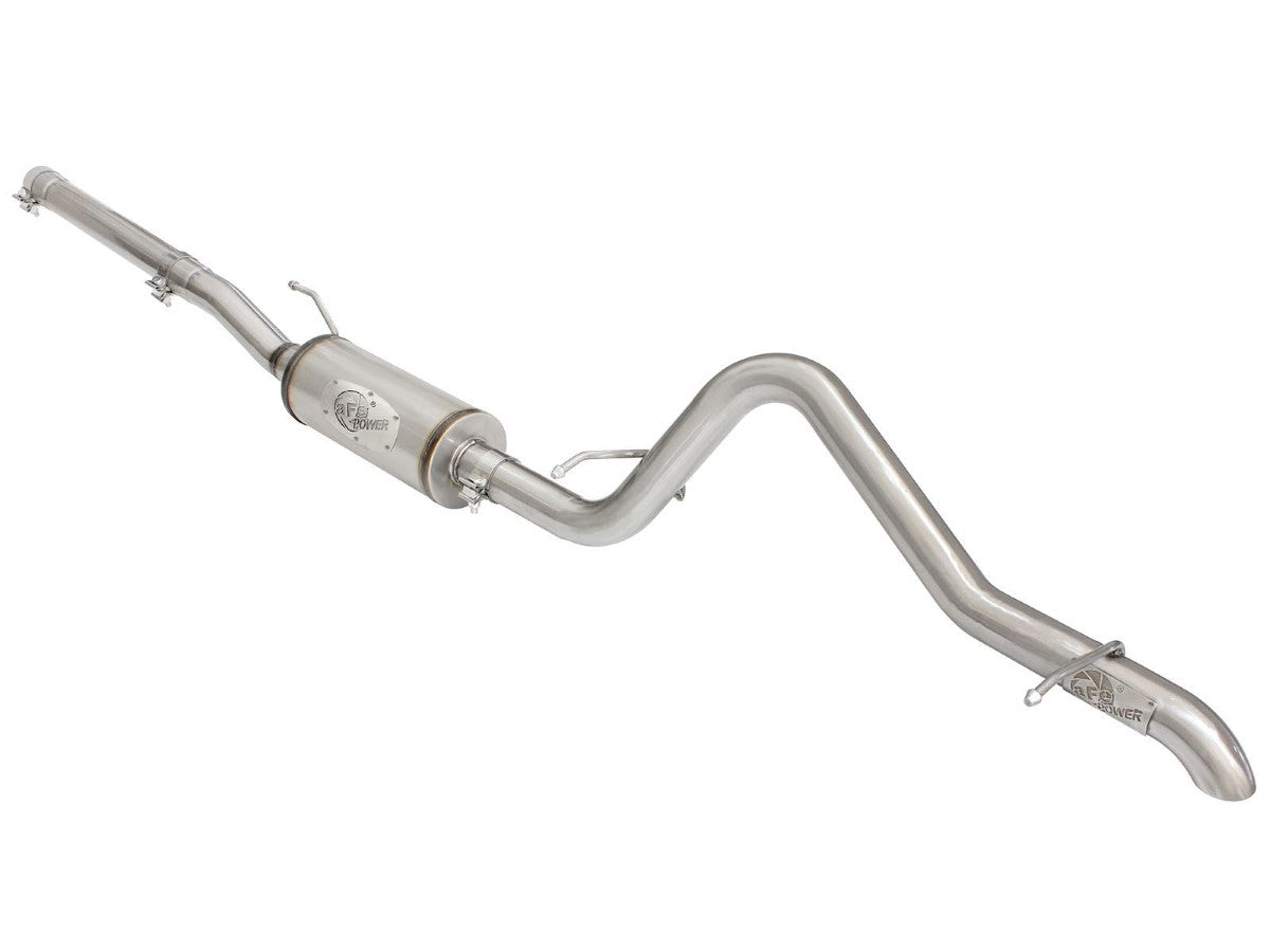 aFe 49-48055 MACH Force-Xp 2-1/2 IN 409 Stainless Steel Cat-Back Exhaust w/ 14 IN Muffler