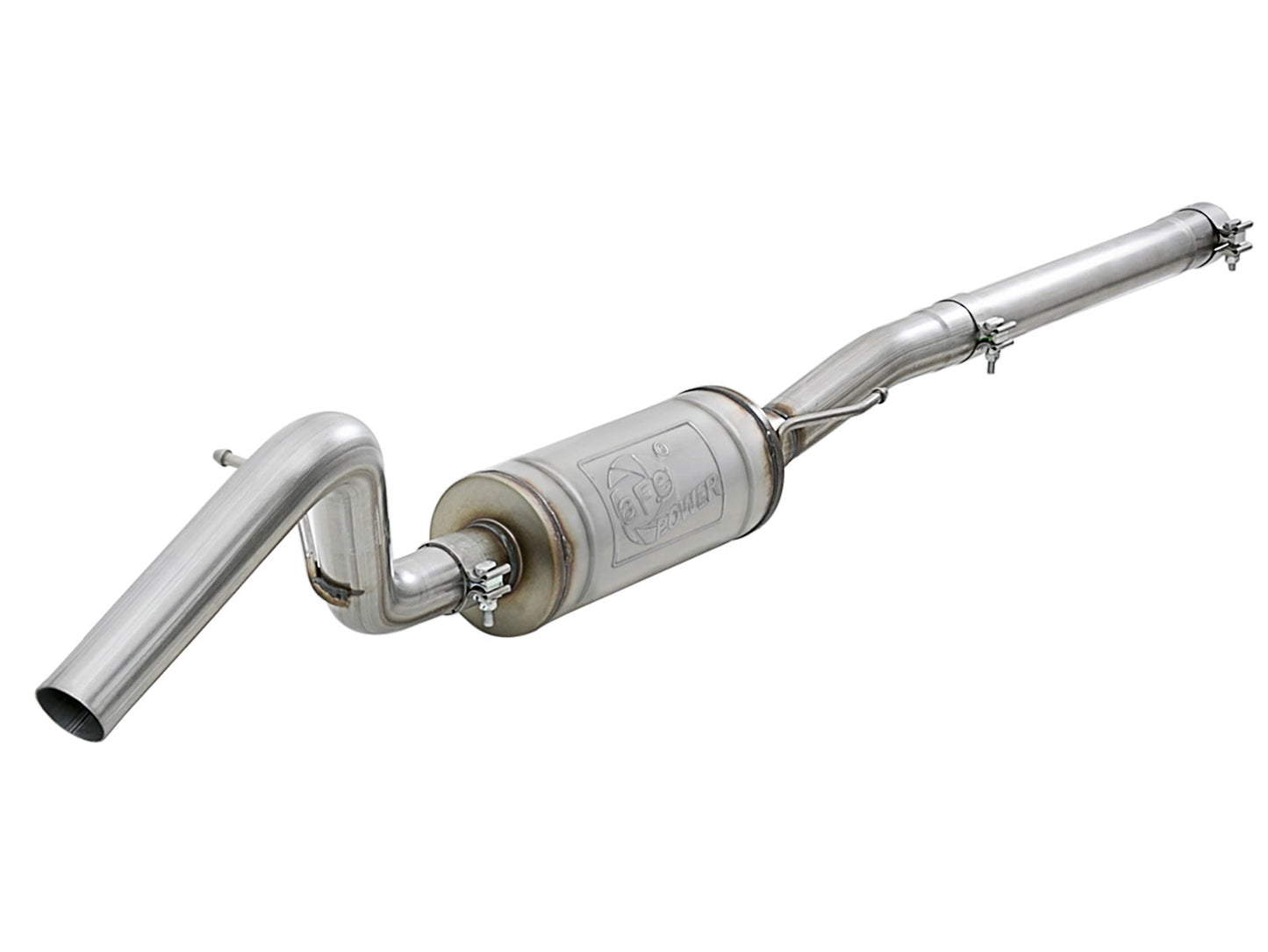 aFe 49-48063 MACH Force-Xp 2-1/2 IN 409 Stainless Steel Front Muffler Assembly