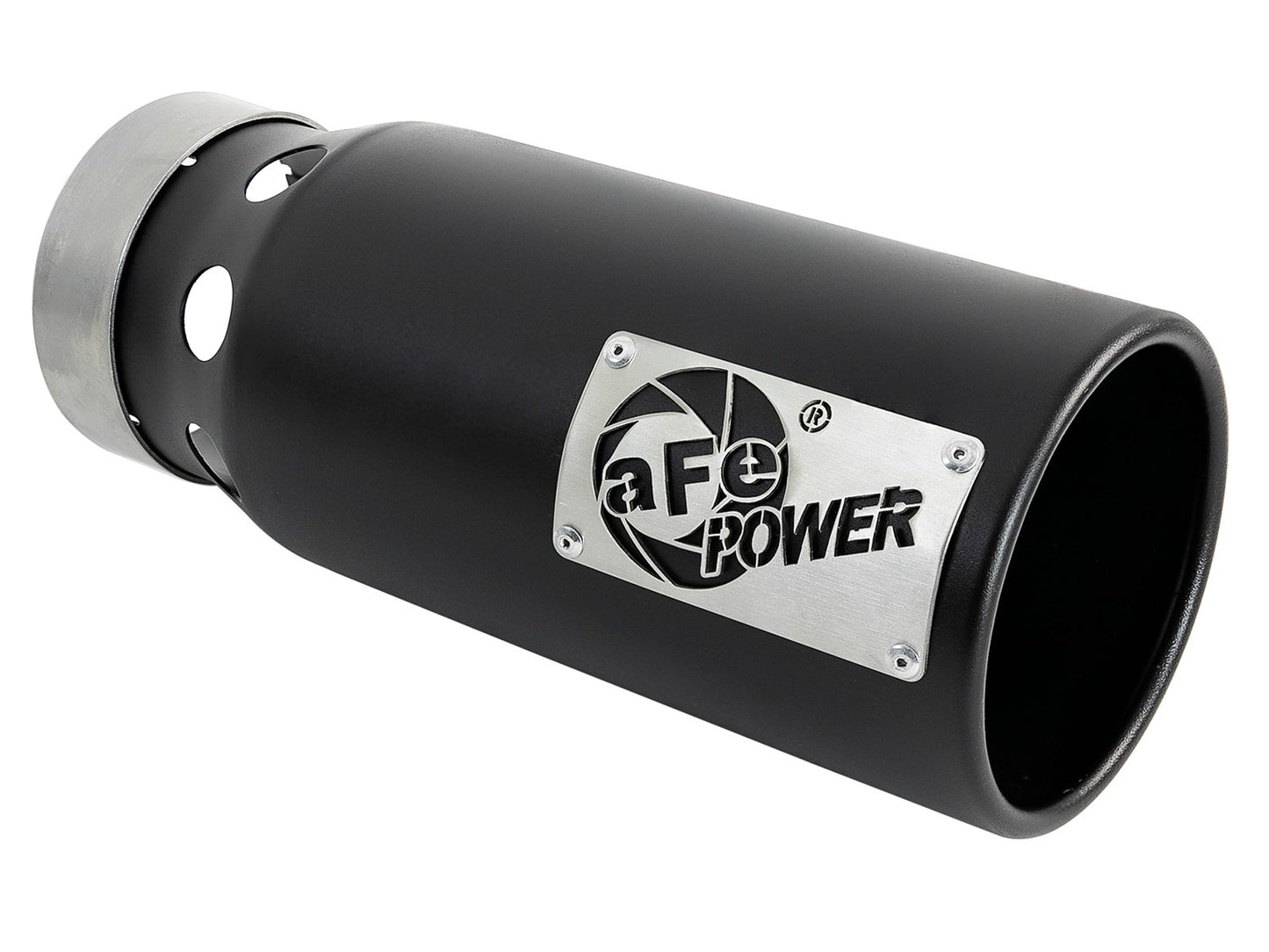 aFe 49T40501-P121 aFe Power Intercooled Tip Stainless Steel - Polished 4in In x 5in Out x 12in L Bolt-On