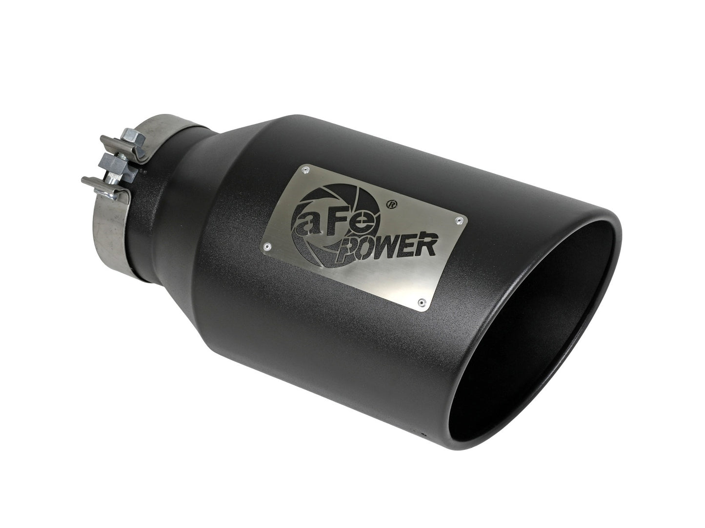 aFe 49T50801-P15 aFe Power Universal 5in Inlet 8in Outlet MACH Force-XP Clamp-On Exhaust Tip - Polished