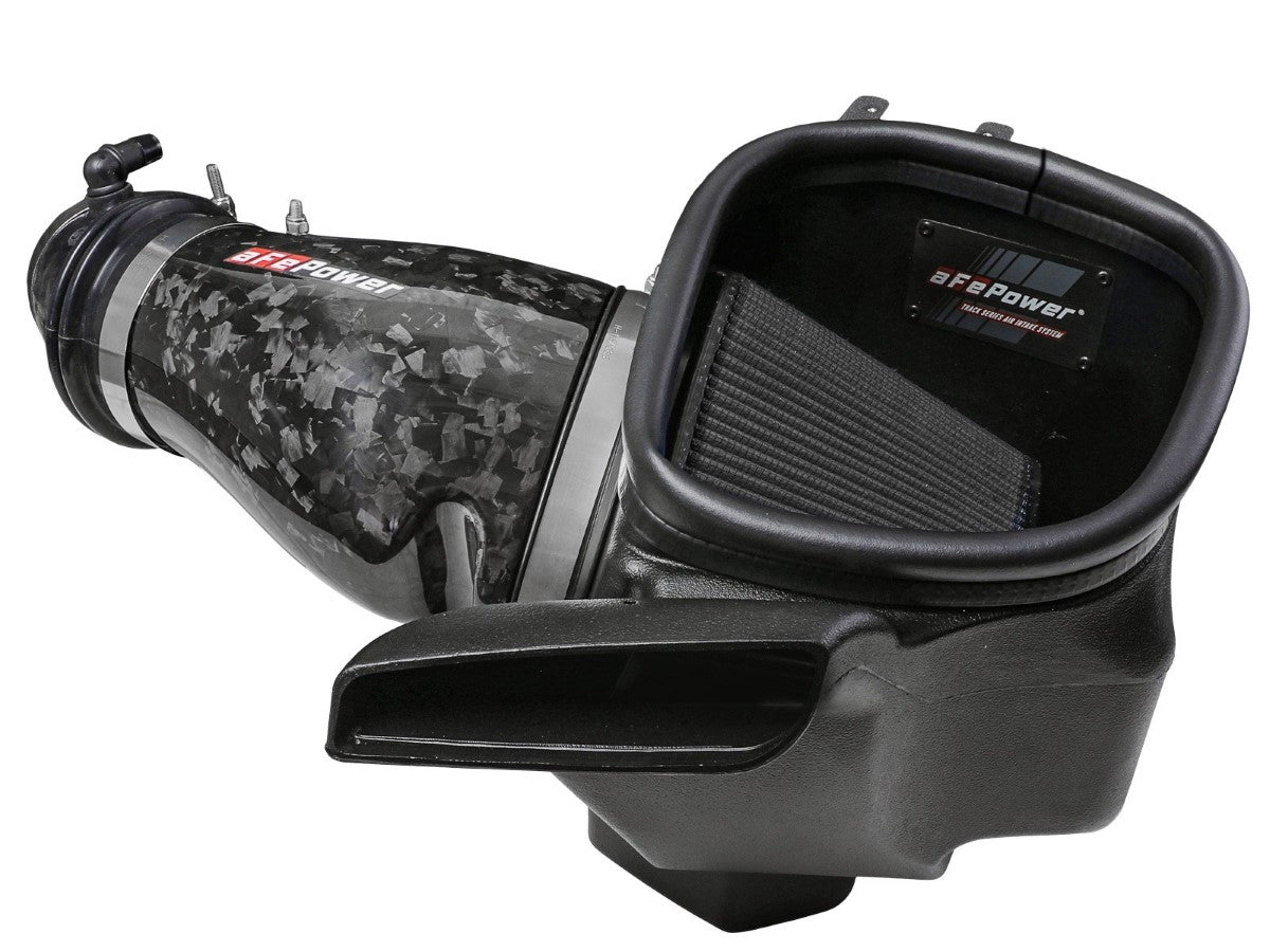 aFe 57-10028K Track Series Carbon Fiber Cold Air Intake System w/ Black Pro 5R Filter