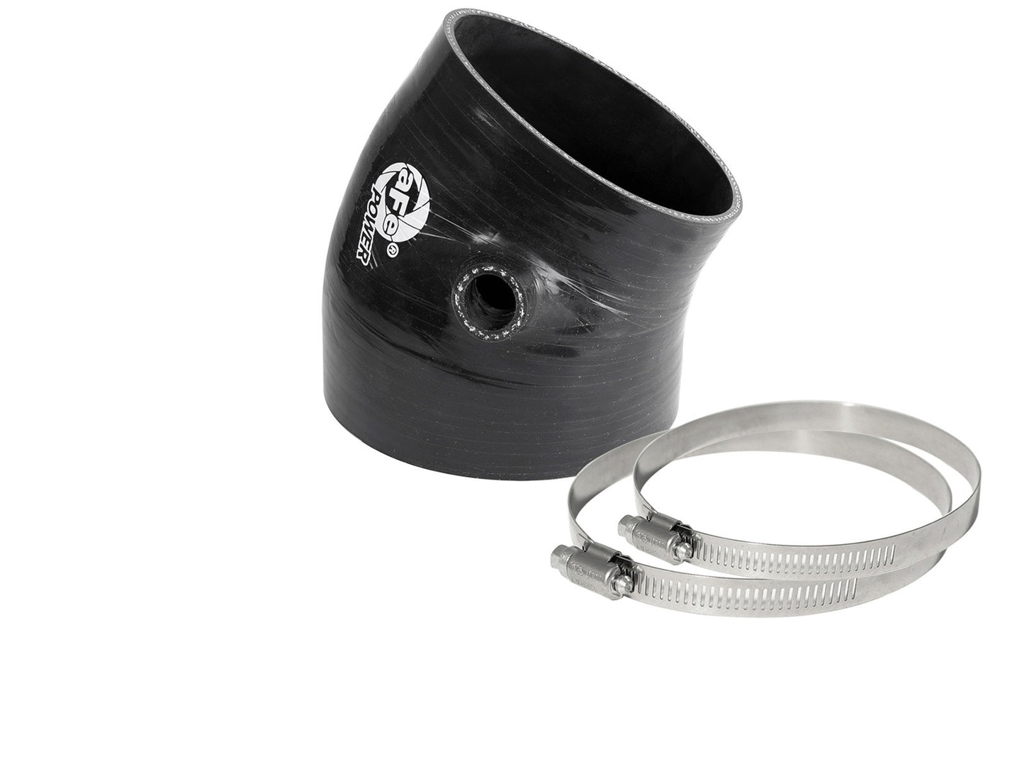 aFe 59-00115 aFe Magnum FORCE Intake Coupling Kit (4-3/8 IN ID to 3-3/4 IN ID x 30 Deg.) Elbow Coupler - Black