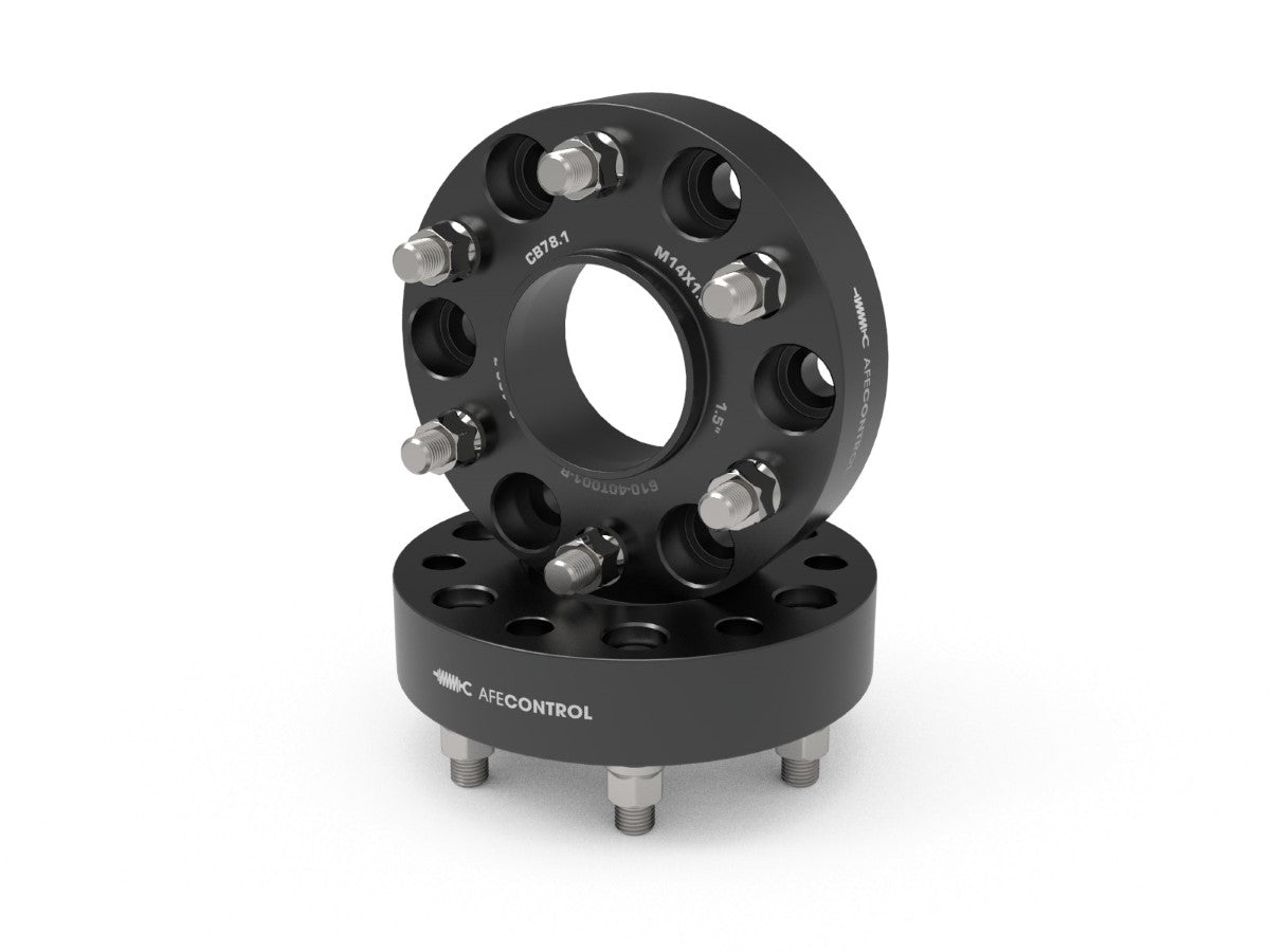 aFe CONTROL Wheel Spacers Chevrolet 1500 19-25 6x5.5mm CB 78.1mm 1-1/2 IN Thickness