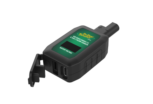 Quick Disconnect USB and USB-C Voltage Indicator