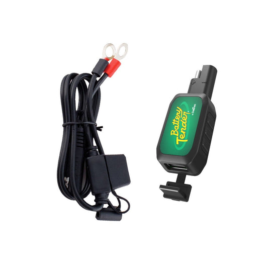 Ring Terminal Cable and USB Adapter Combo with Quick Disconnect