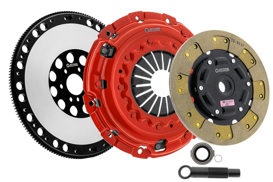 Action Clutch ACR-1845 Stage 2 Clutch Kit (1KS) for Subaru Legacy GT 2005-2012 2.5L DOHC (EJ255) Turbo AWD Includes Lightened Flywheel