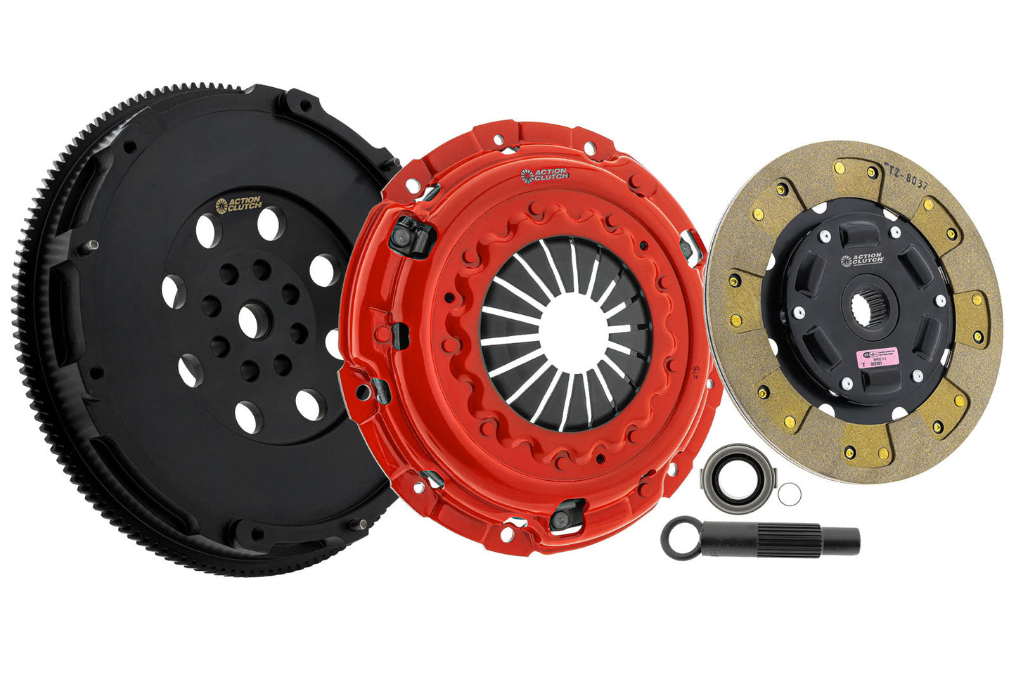 Action Clutch ACR-3420 Stage 2 Clutch Kit (1KS) for Honda Civic SI 2022 1.5L (L15B7) Turbo Includes Chromoly Lightweight Flywheel